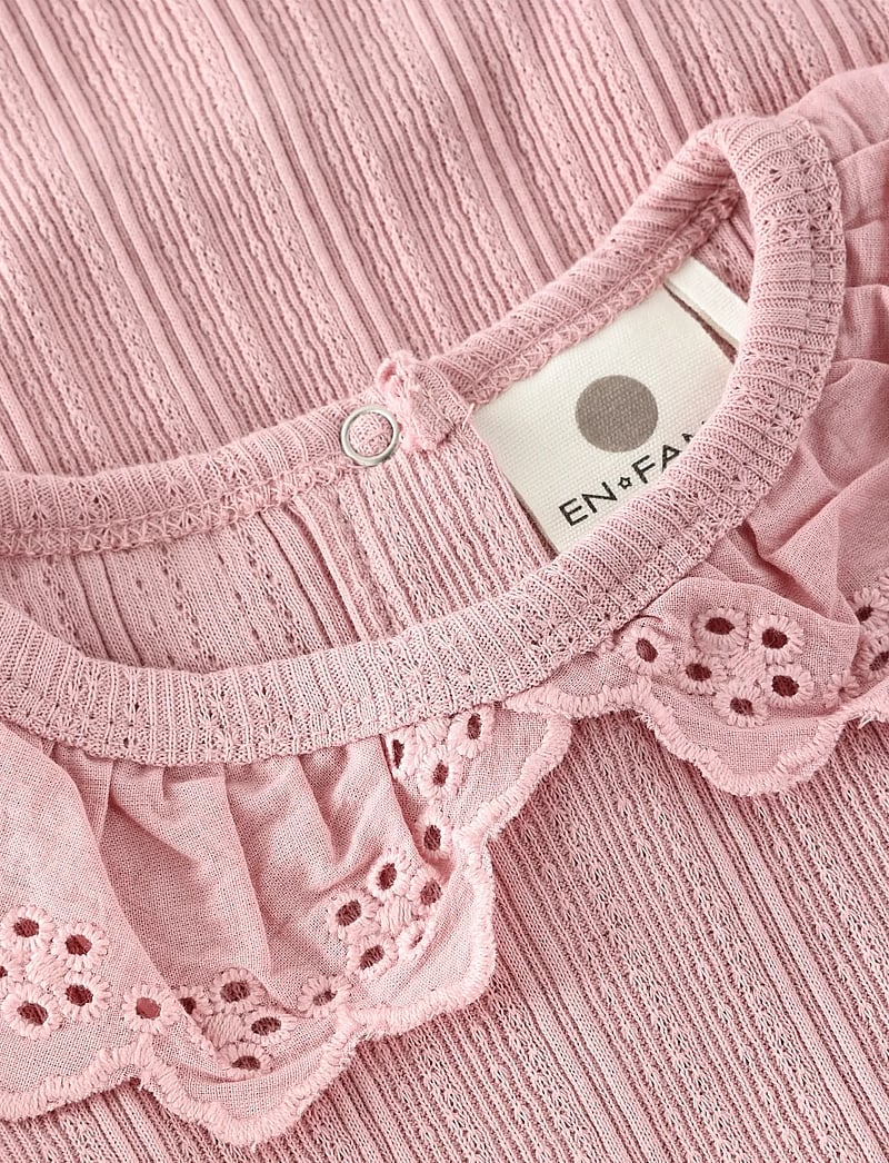 En Fant - Body LS Pointelle - långärmade bodies - zephyr - 2