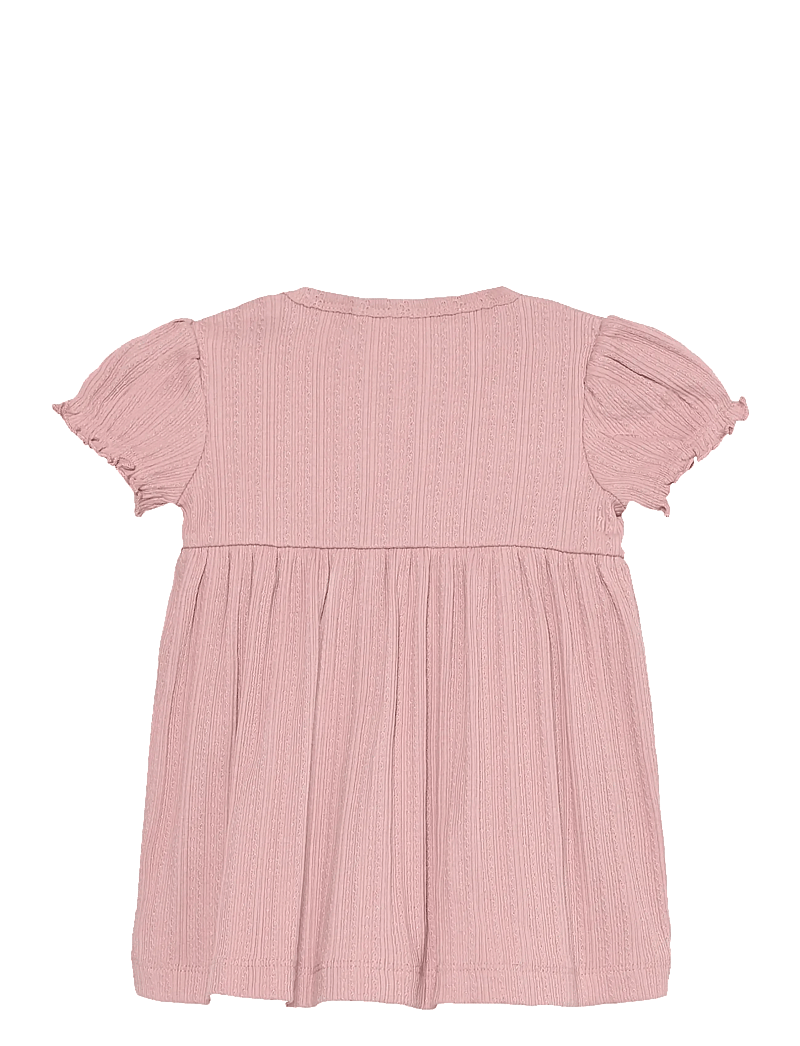 En Fant - Body Dress SS Pointelle - kortärmade babyklänningar - zephyr - 1