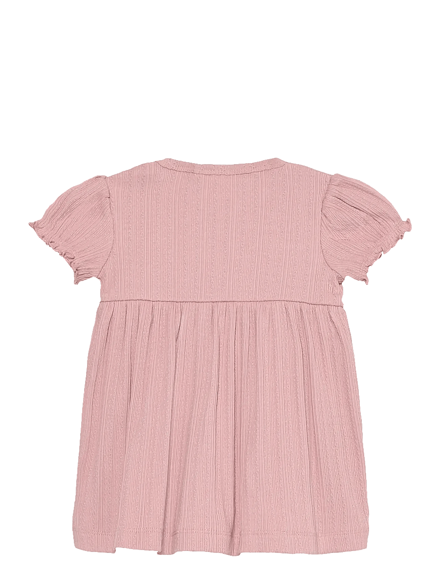 En Fant - Body Dress SS Pointelle - kortærmede babykjoler - zephyr - 1