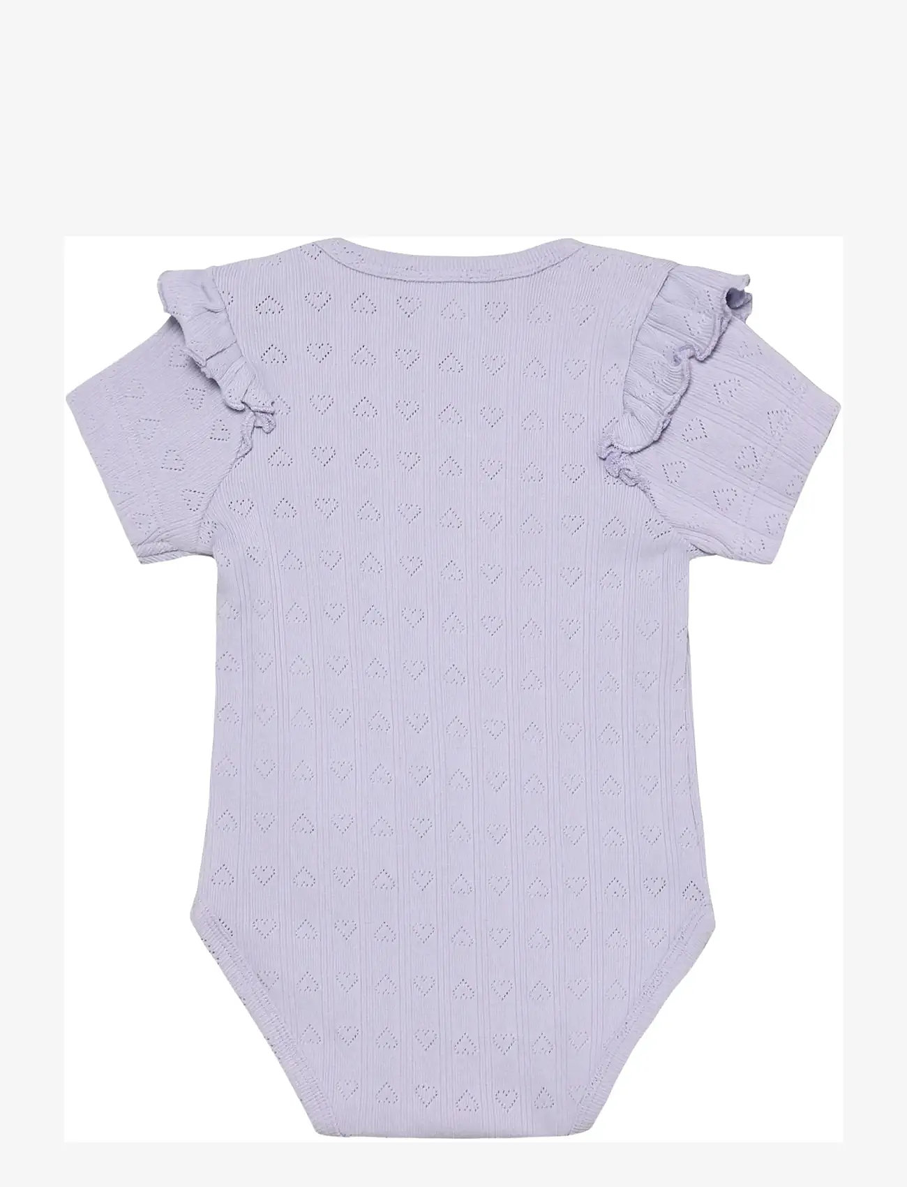 En Fant - Body SS Pointelle - ar īsām piedurknēm - purple heather - 1