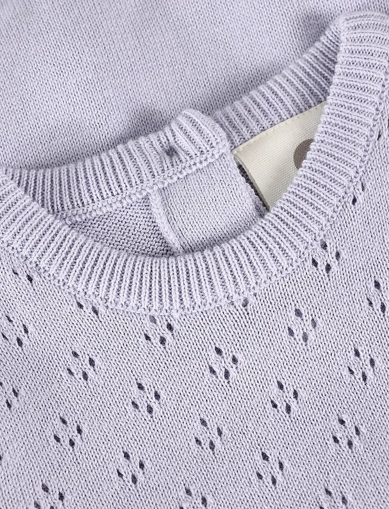 En Fant - Romper Knit - kortærmede heldragter - purple heather - 3