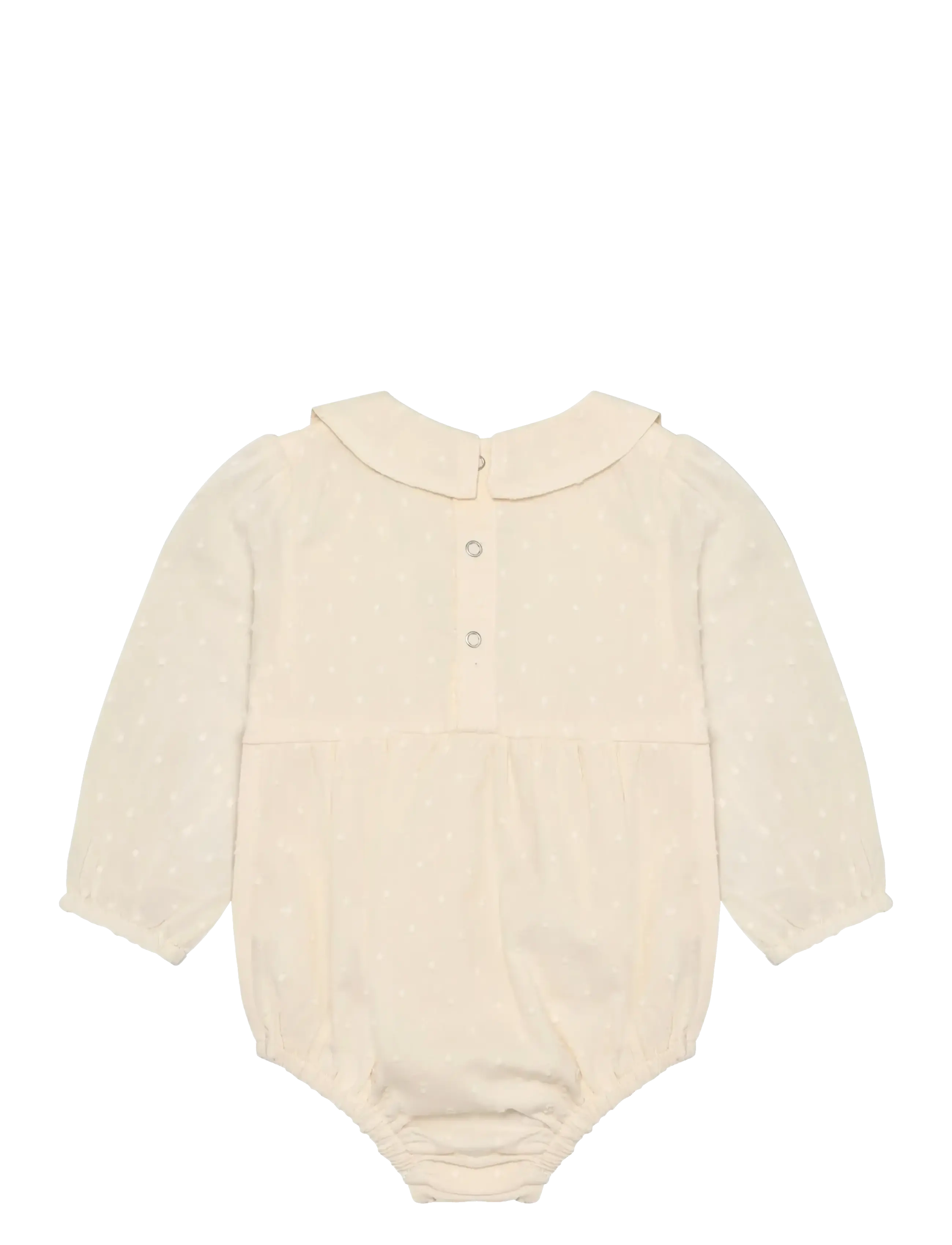 En Fant - Romper LS Dobby - long-sleeved - eggnog - 1
