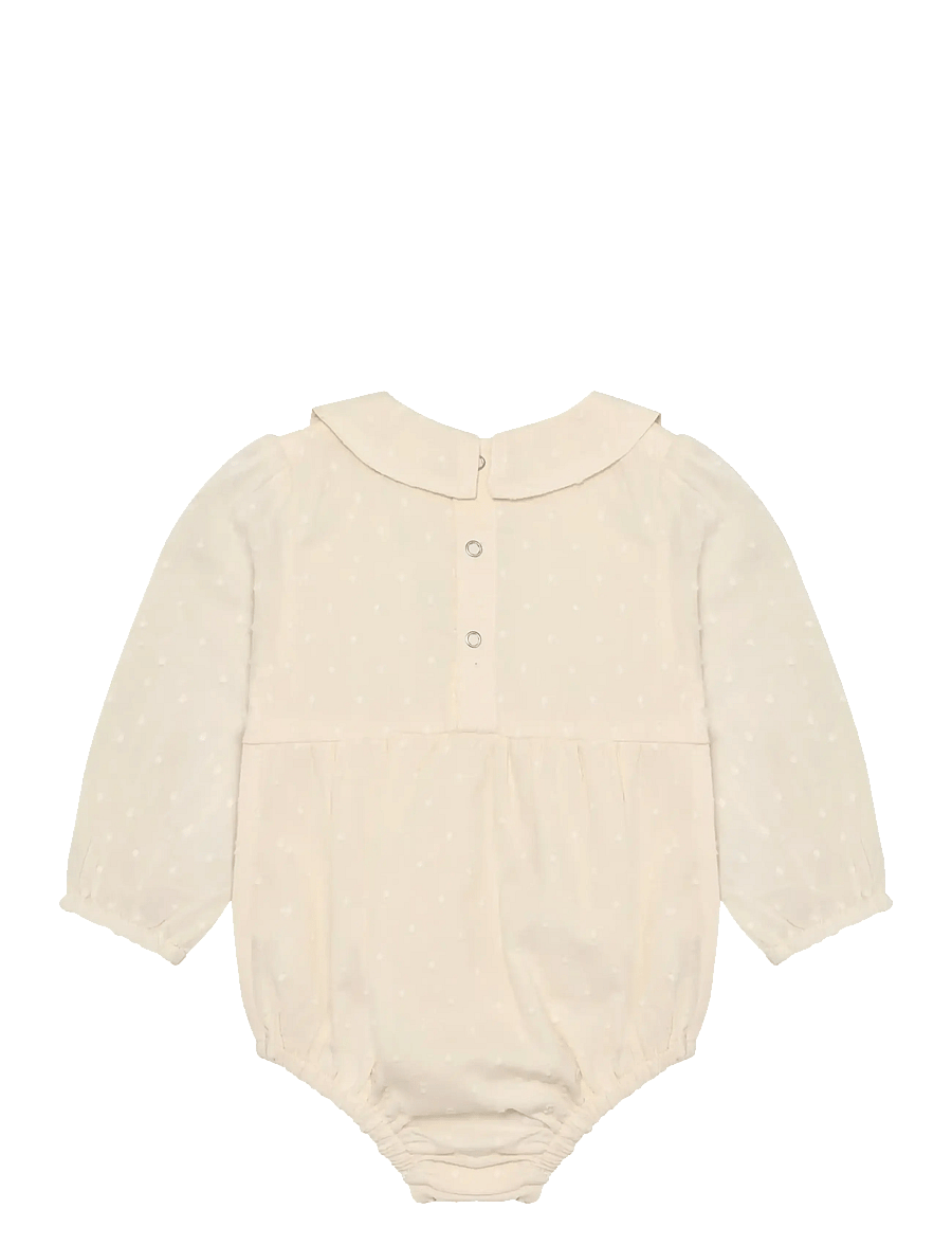 En Fant - Romper LS Dobby - langärmelig - eggnog - 1