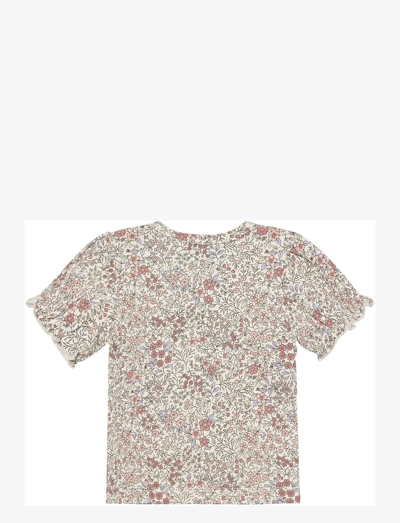 En Fant - T-shirt SS AOP - lühikeste varrukatega t-särgid - eggnog - 1