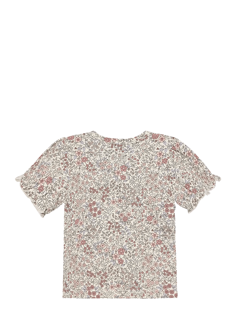 En Fant - T-shirt SS AOP - lühikeste varrukatega t-särgid - eggnog - 1