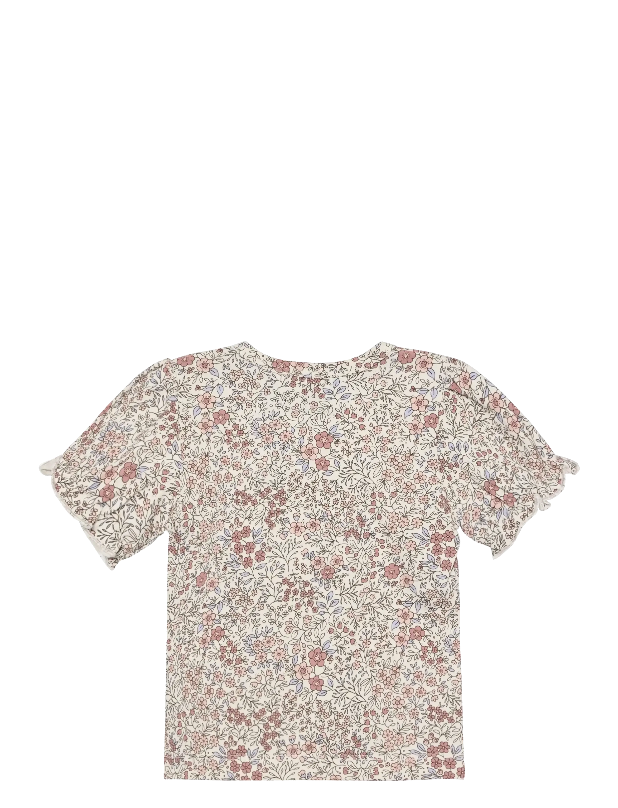 En Fant - T-shirt SS AOP - lühikeste varrukatega t-särgid - eggnog - 1