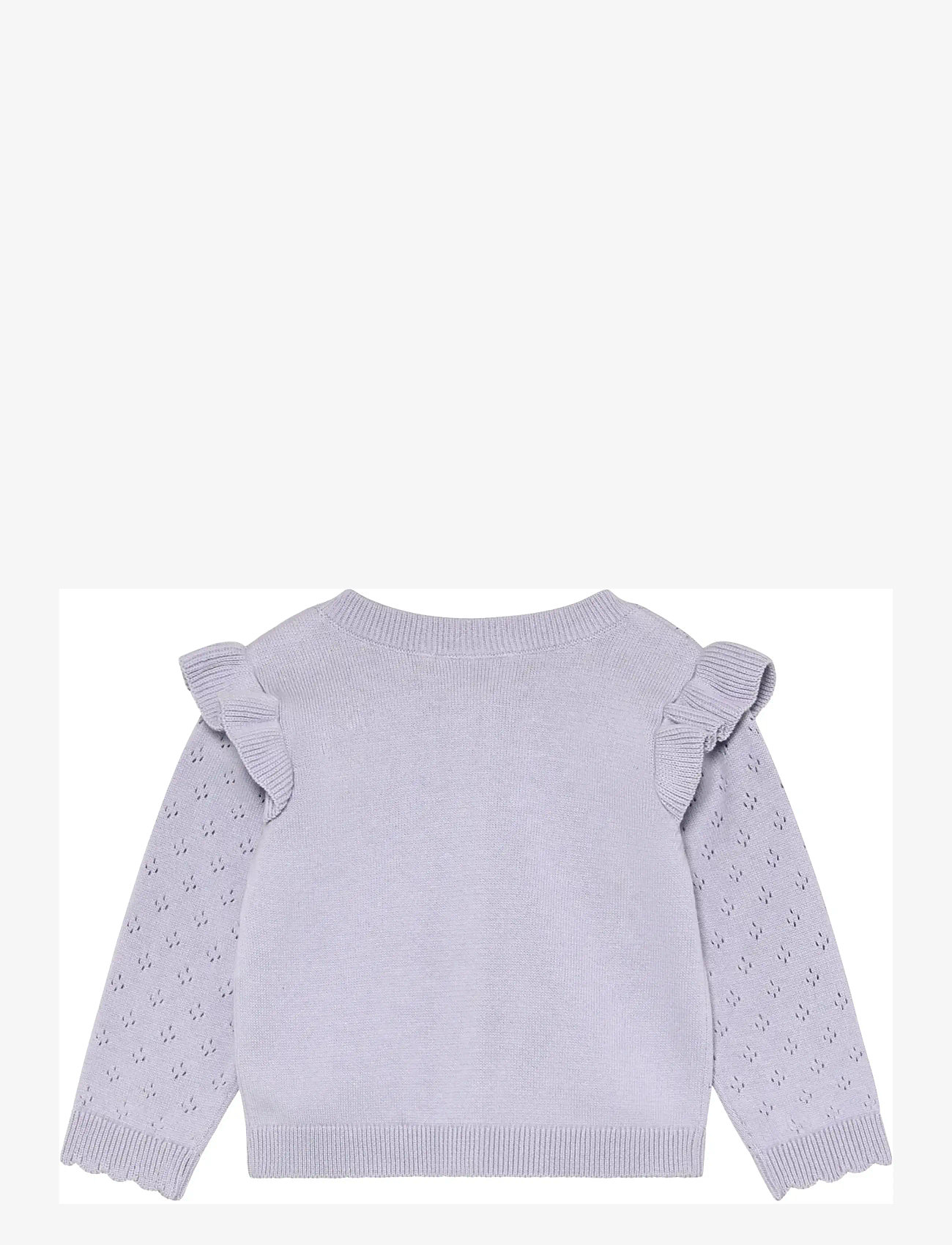 En Fant - Cardigan Knit - cardigans - purple heather - 1