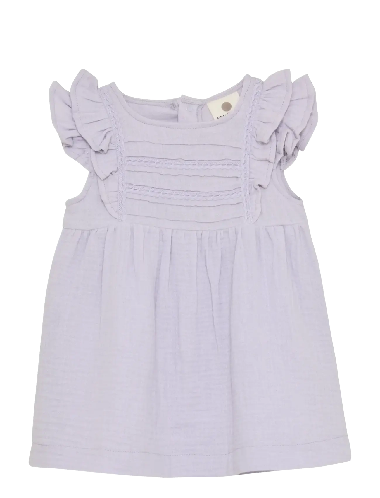 En Fant Dress Ss Muslin, 74, Casual Dresses, Lila - Sleeveless Kinder
