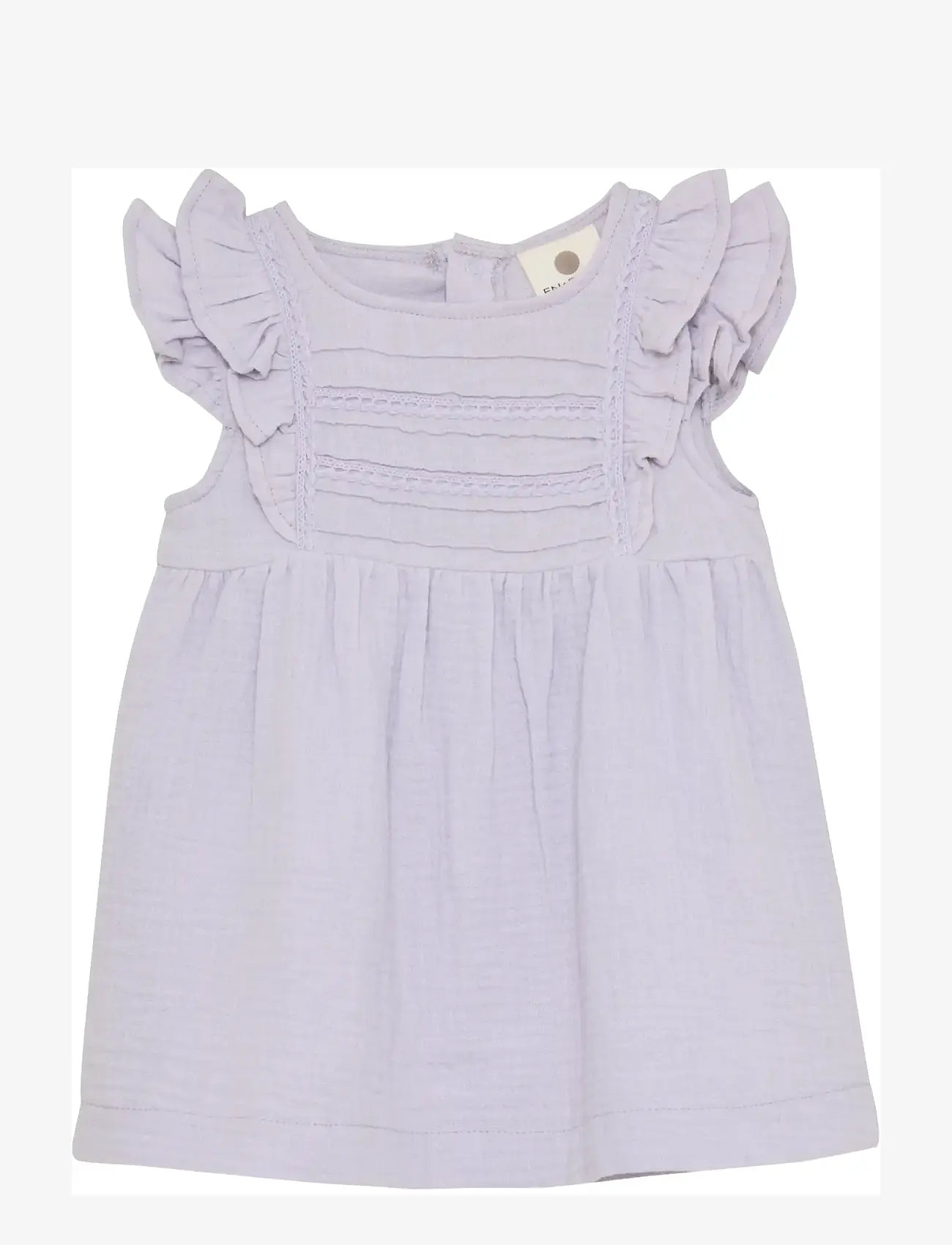 En Fant - Dress SS Muslin - Ärmellose babykleider - purple heather - 0