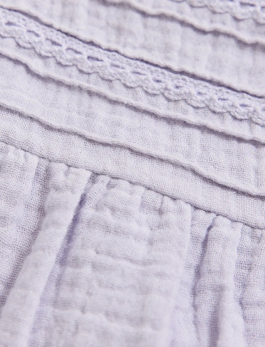 En Fant - Dress SS Muslin - Ærmeløse babykjoler - purple heather - 2