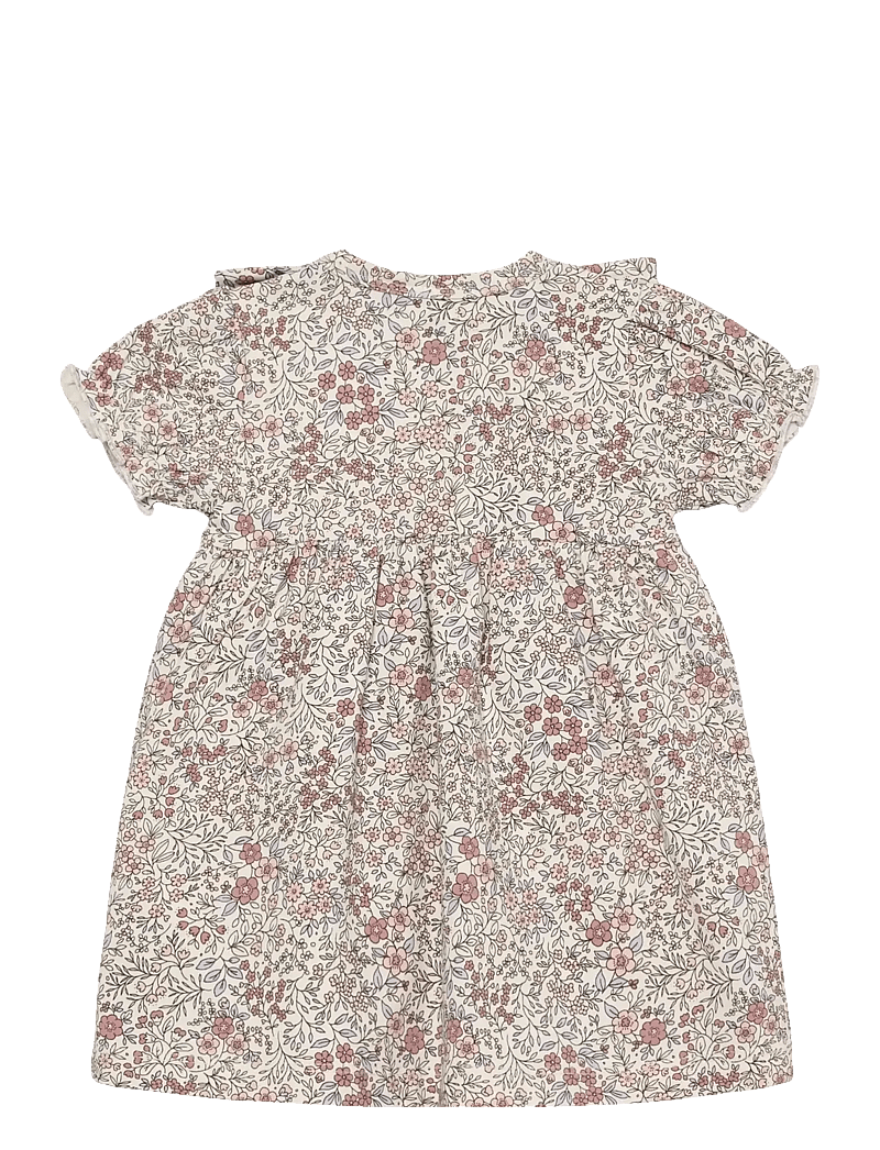 En Fant - Dress SS AOP - kortærmede babykjoler - eggnog - 2