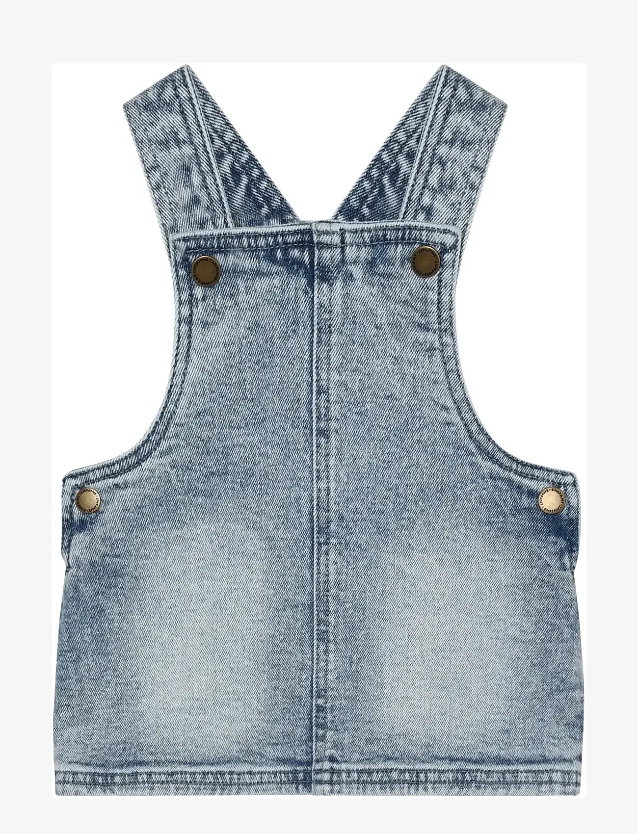 En Fant - Dress Denim - latzkleid - light blue denim - 0