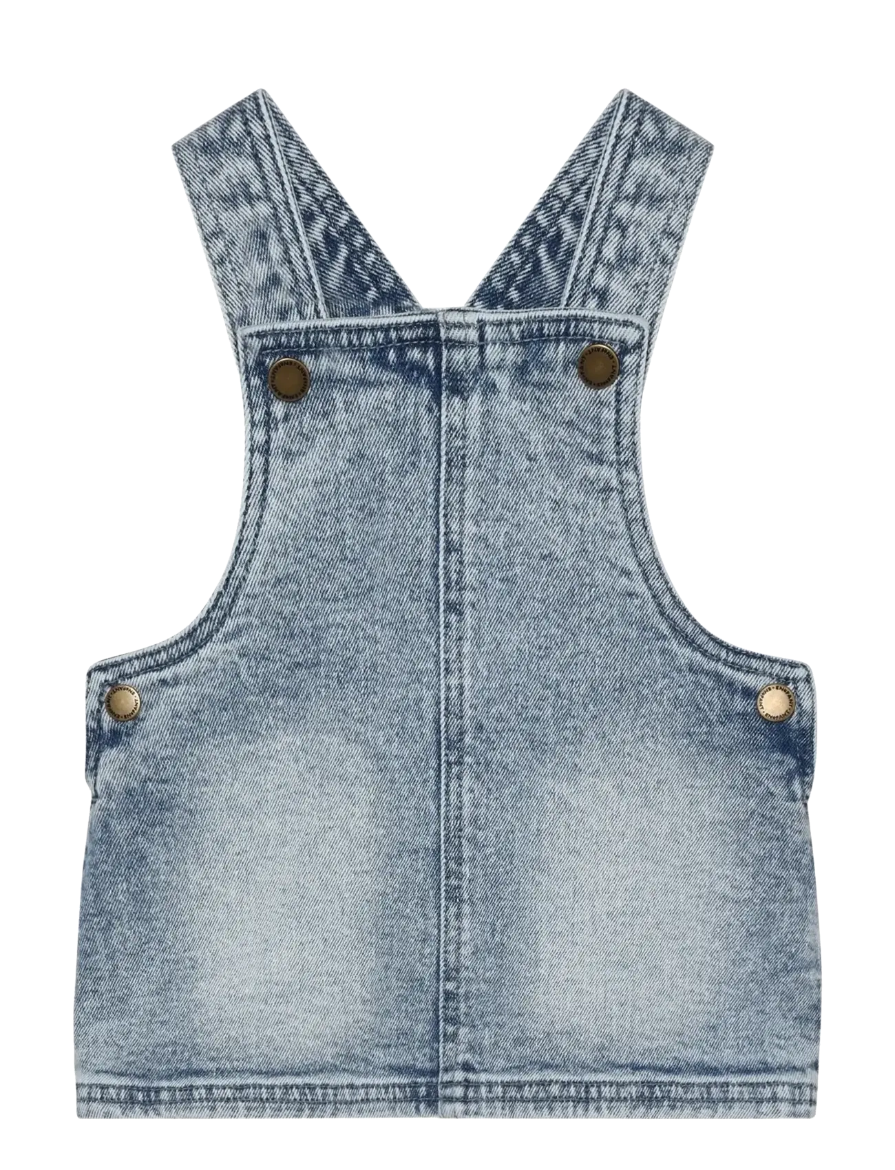 En Fant Dress Denim - Hängselklänningar - LIGHT BLUE DENIM / blue