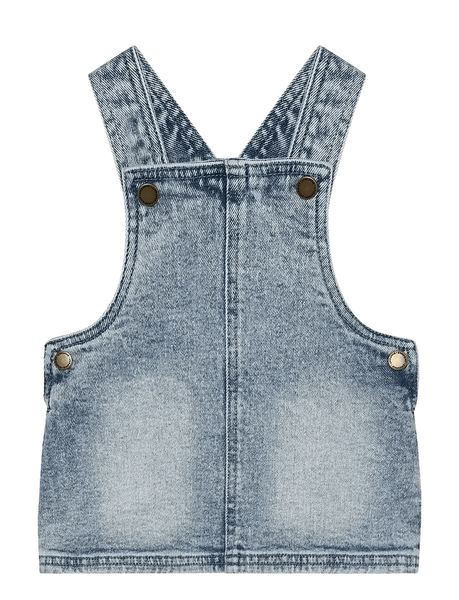 En Fant - Dress Denim - latzkleid - light blue denim - 0