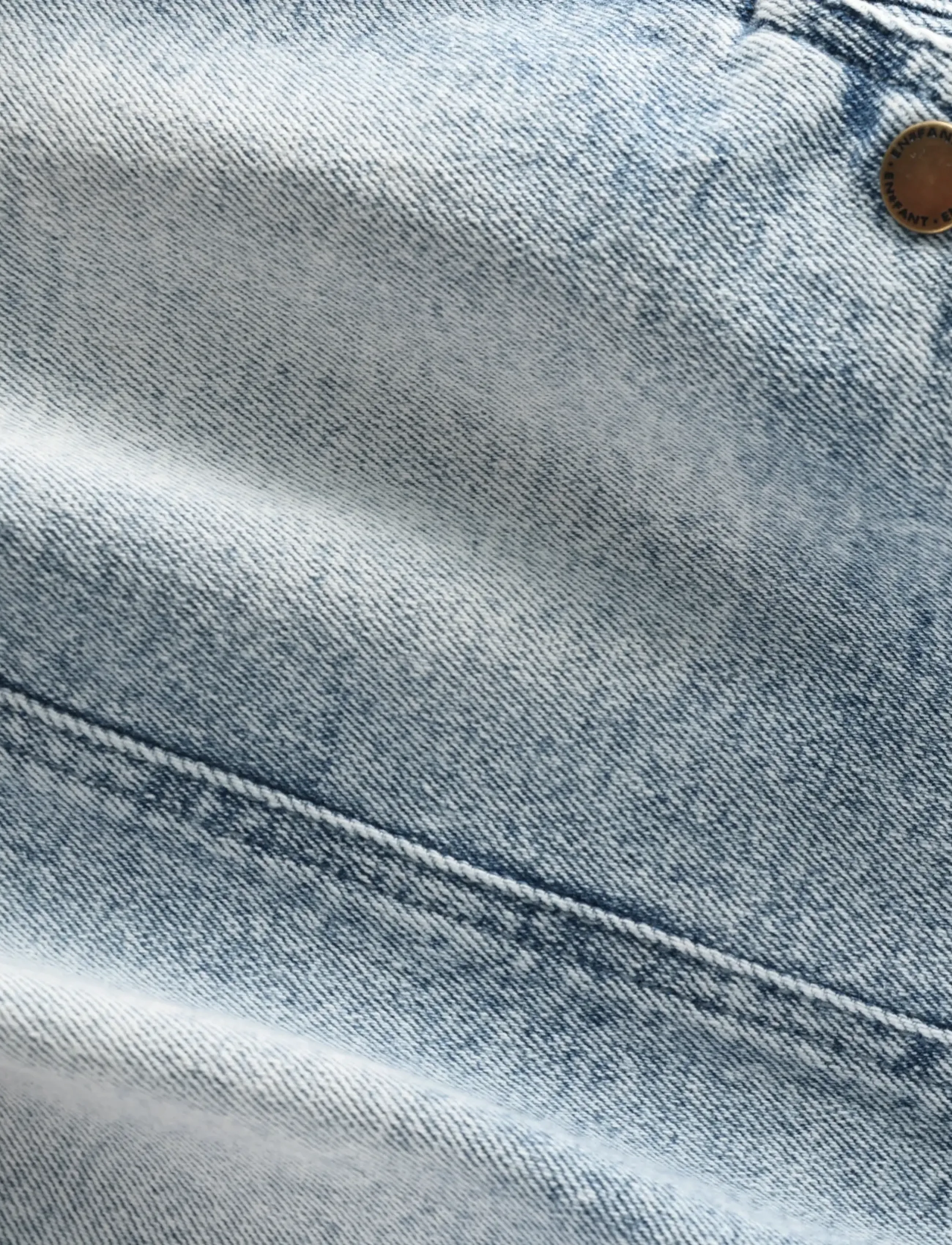 En Fant - Dress Denim - teksakleit - light blue denim - 2