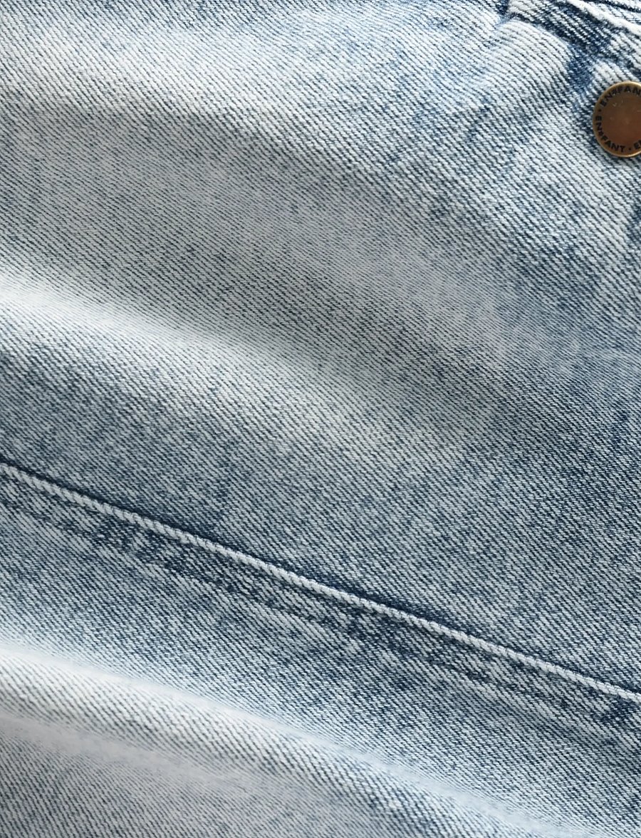 En Fant - Dress Denim - latzkleid - light blue denim - 2