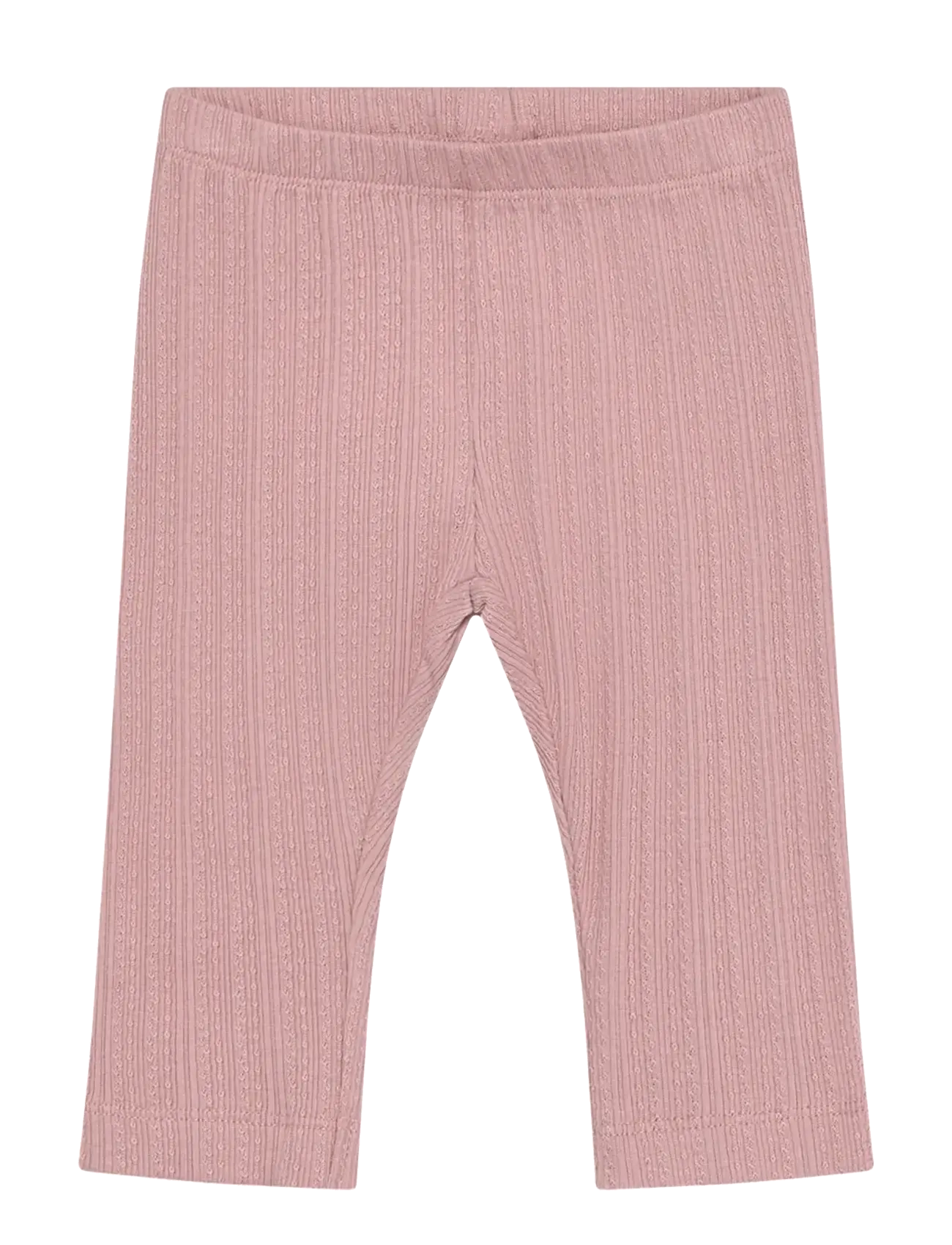 En Fant Leggings Pointelle, 62, Pink, Underdele > Leggings, Børn