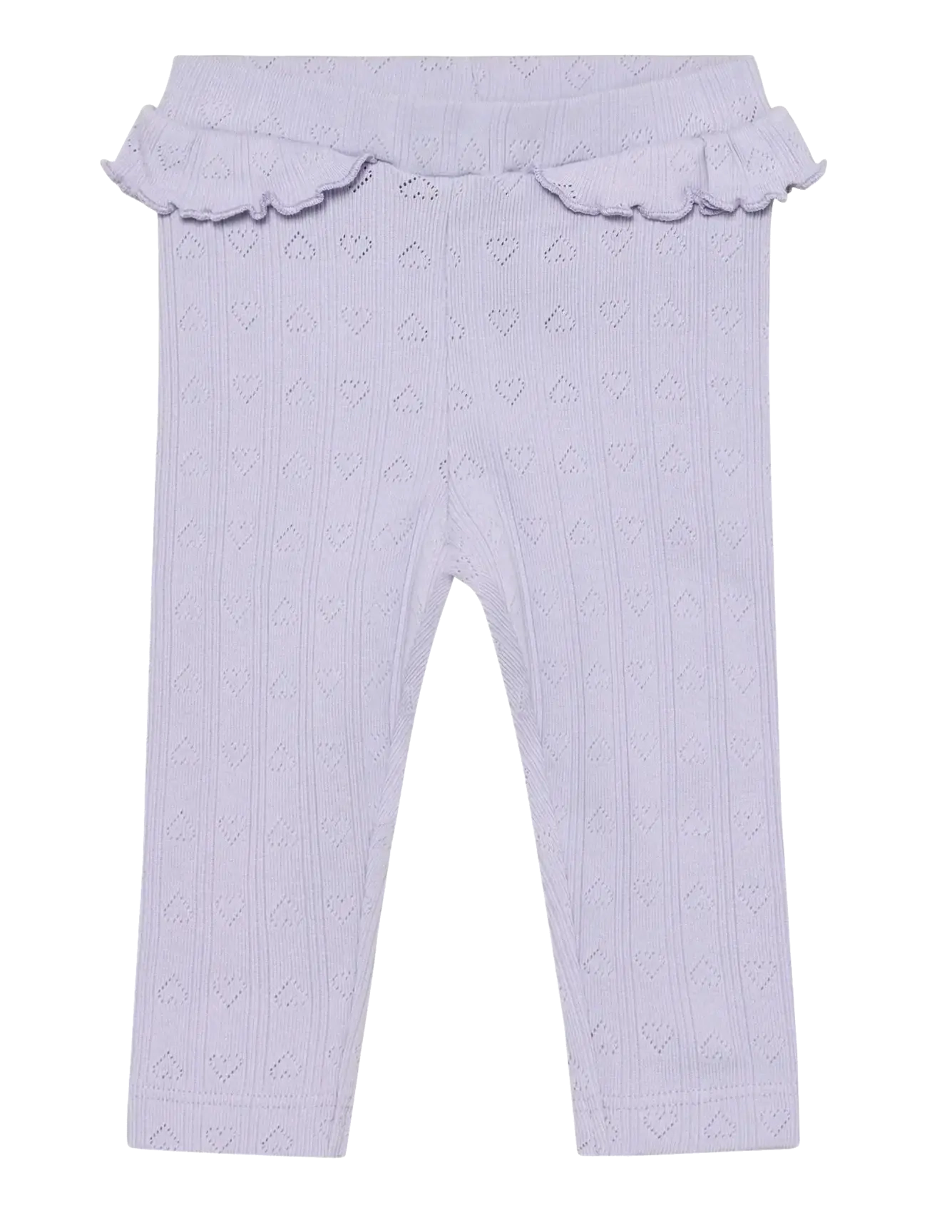 EN FANT Leggings Pointelle Lila - 80 - Kinder
