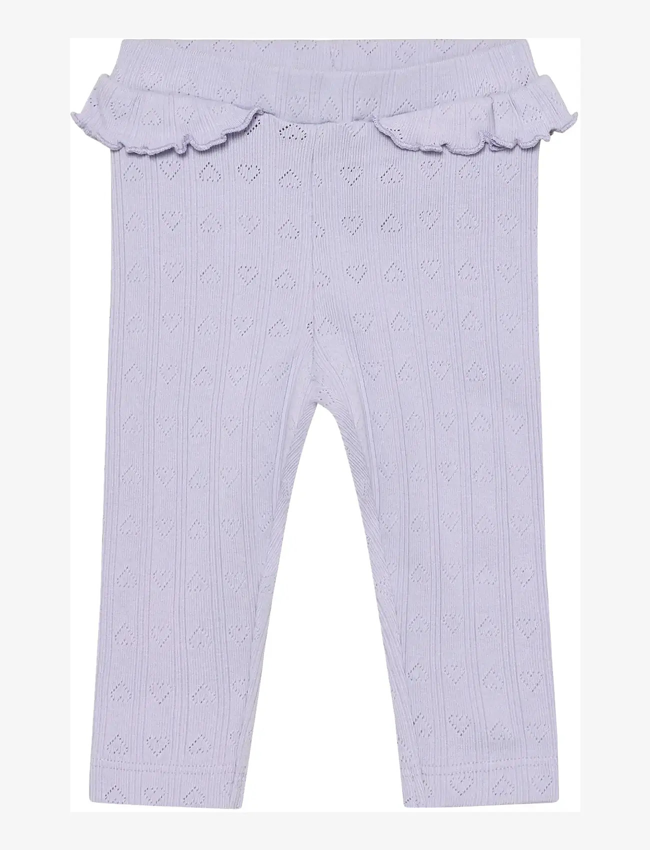En Fant - Leggings Pointelle - leggings - purple heather - 0