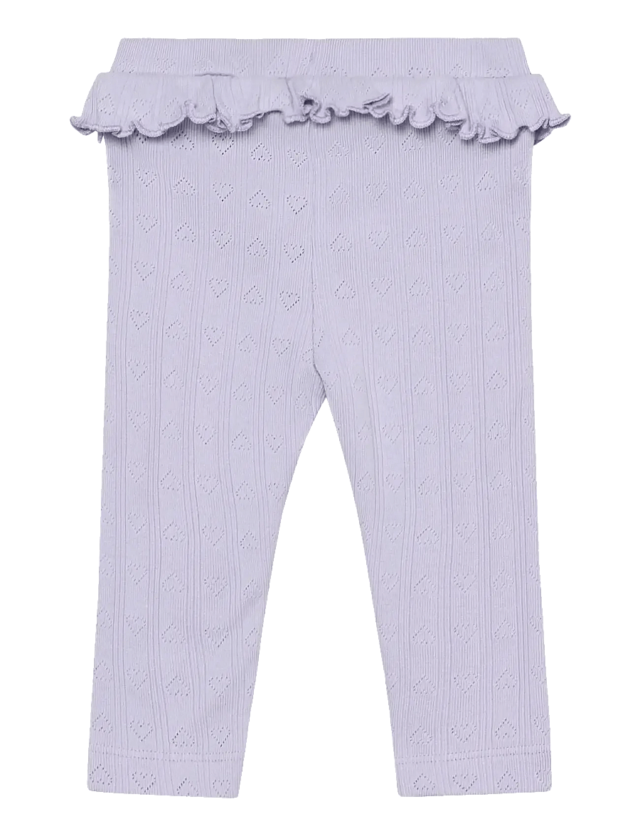 En Fant - Leggings Pointelle - leggings - purple heather - 1