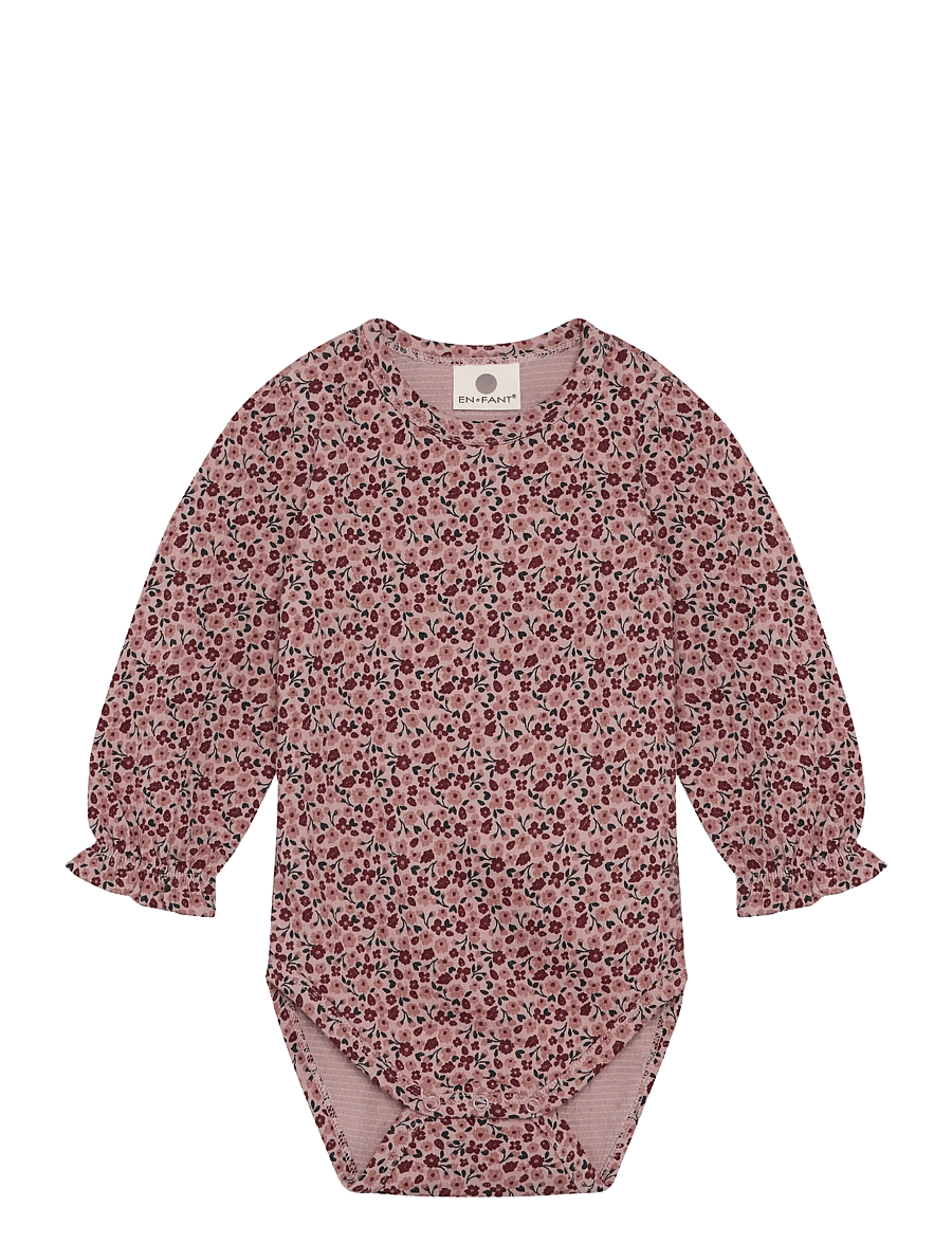 En Fant - Body LS - langärmelige bodys - adobe rose - 0