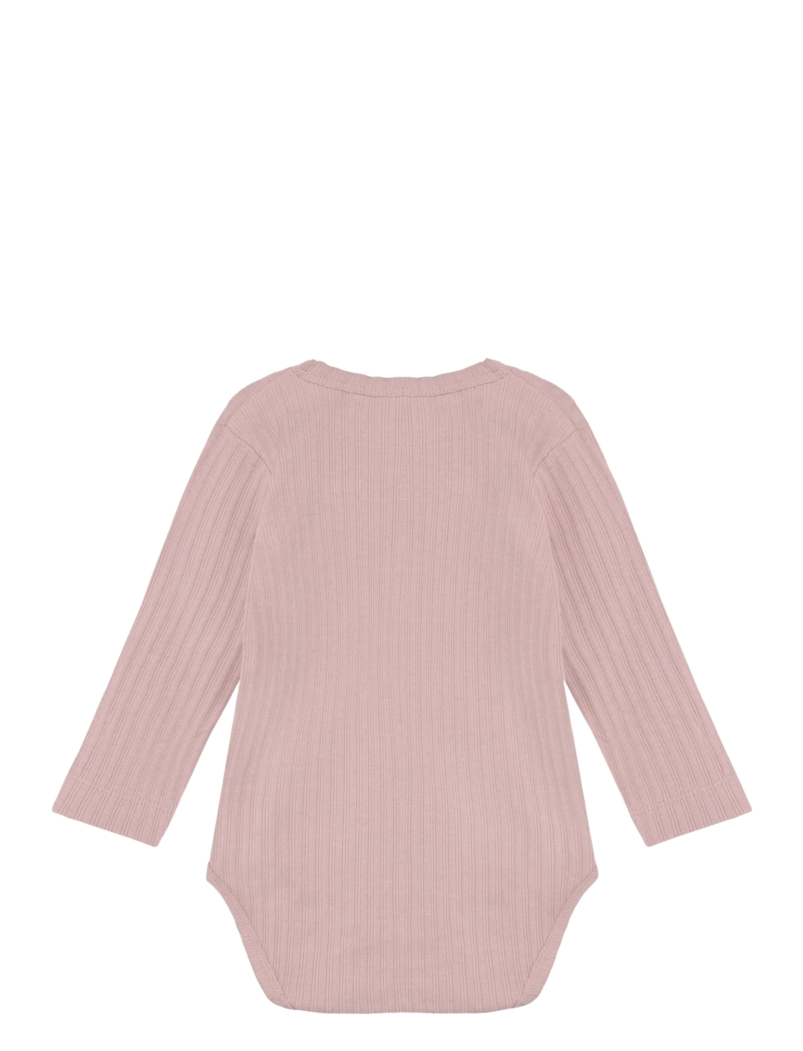 En Fant - Body LS Pointelle - langärmelige bodys - adobe rose - 1