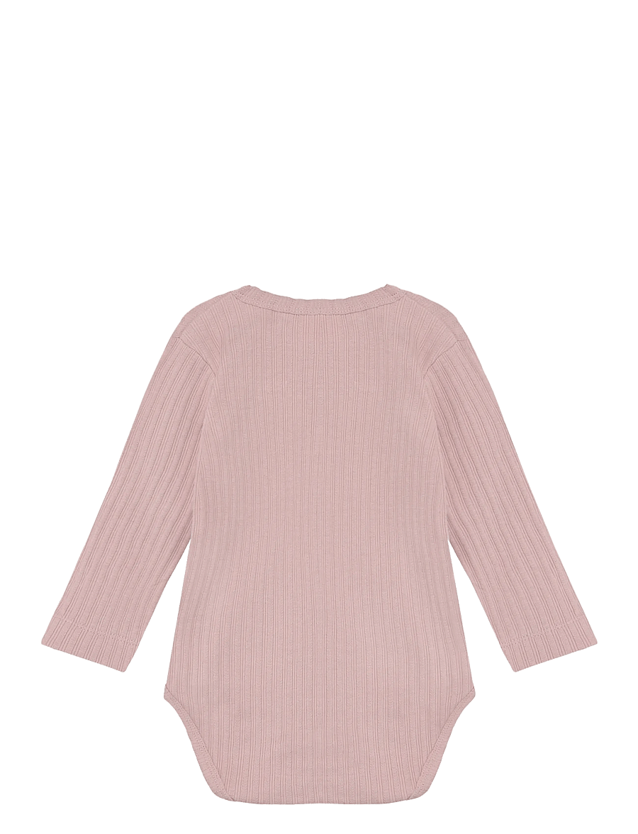 En Fant - Body LS Pointelle - langärmelige bodys - adobe rose - 1