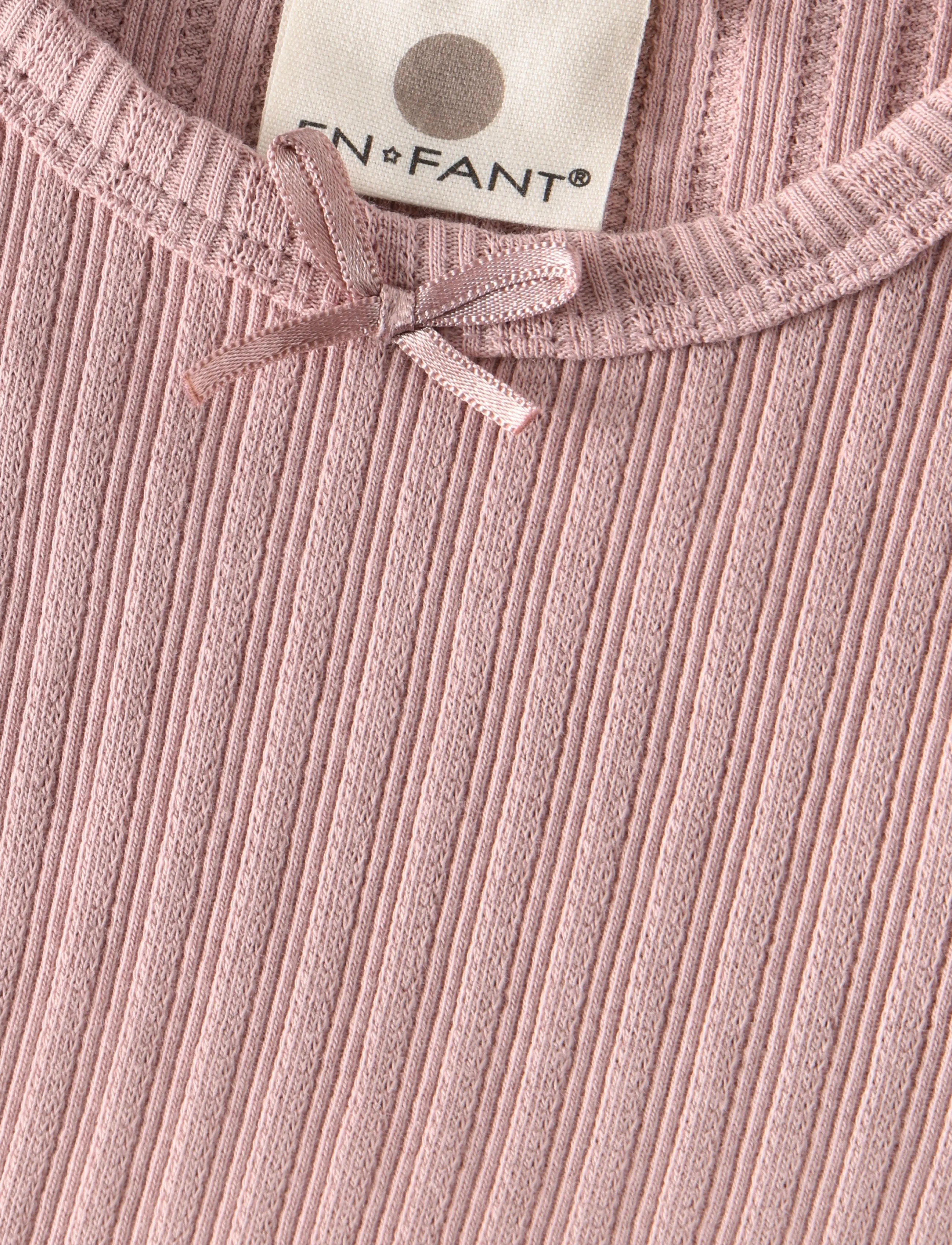 En Fant - Body LS Pointelle - langärmelige bodys - adobe rose - 2
