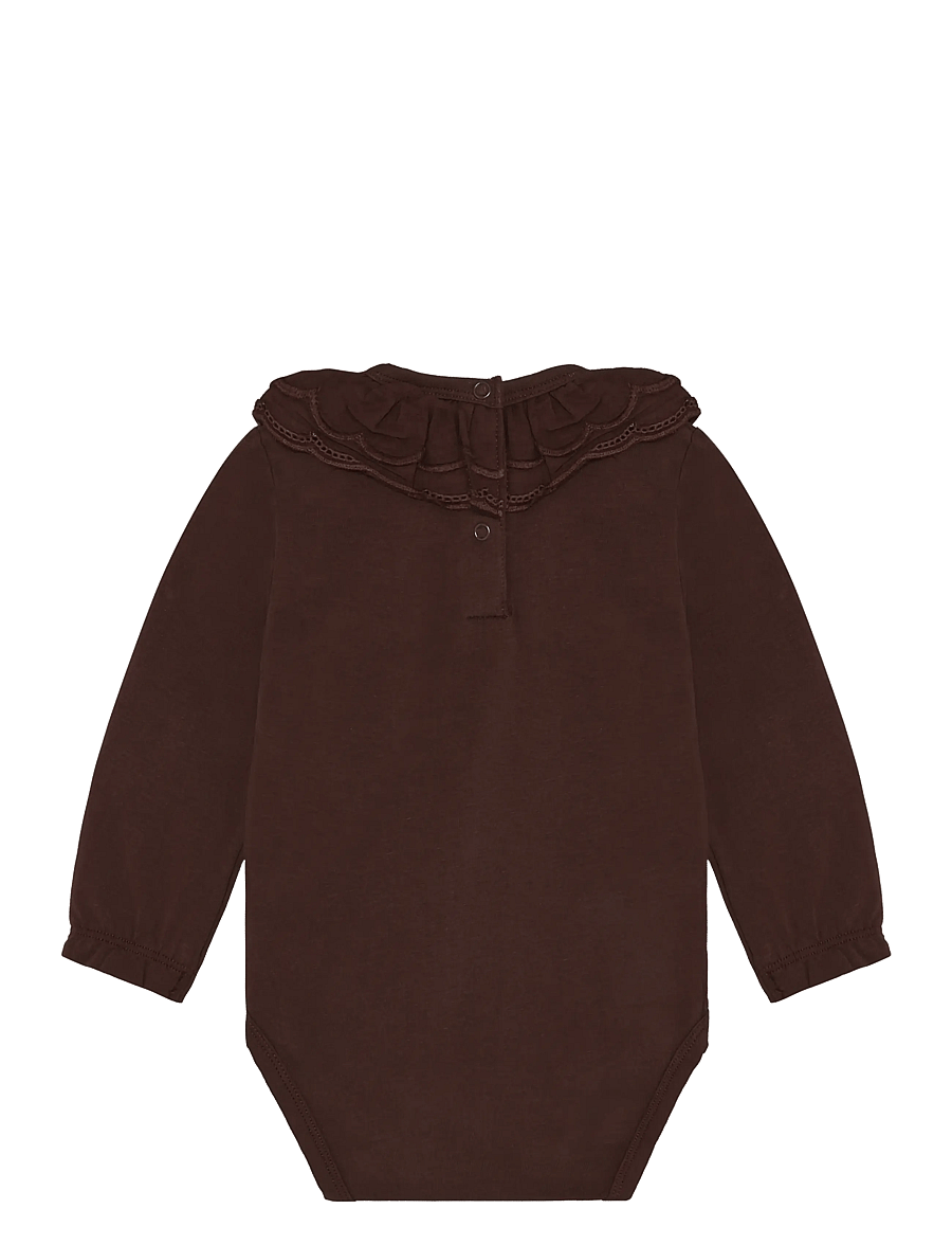 En Fant - Body LS Collar - langärmelige bodys - deep mahogany - 1