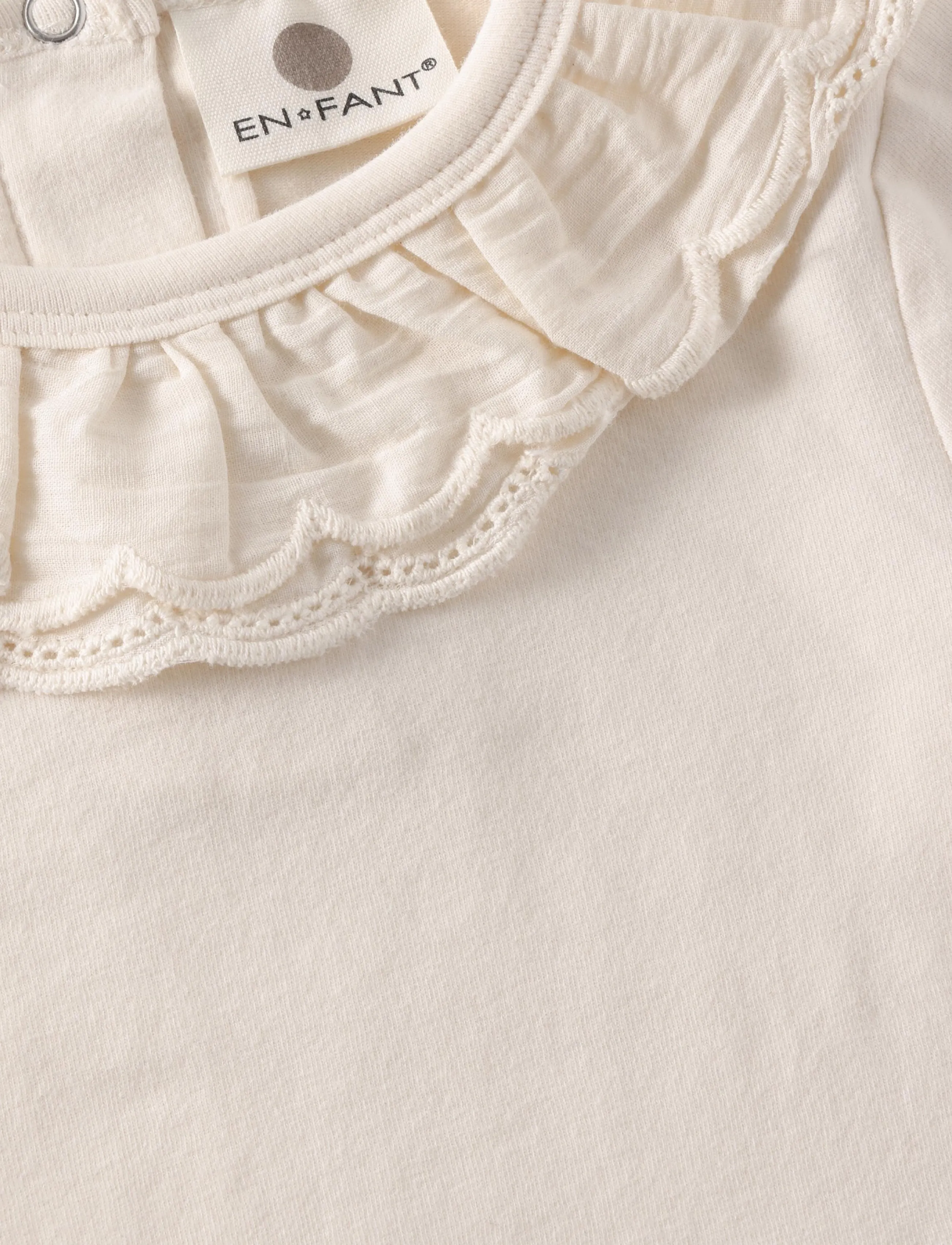En Fant - Body LS Collar - langärmelige bodys - pearled ivory - 2