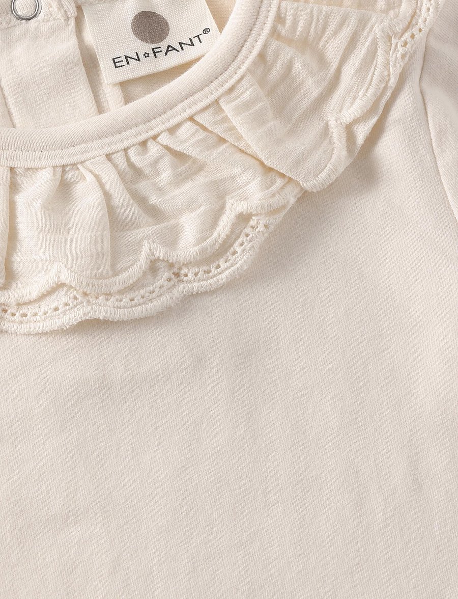 En Fant - Body LS Collar - langärmelige bodys - pearled ivory - 2