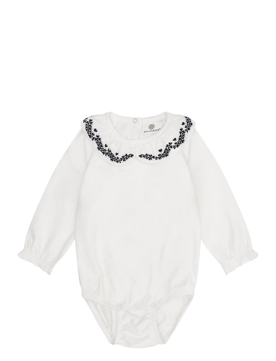 En Fant - Body LS Collar - langärmelige bodys - egret - 0