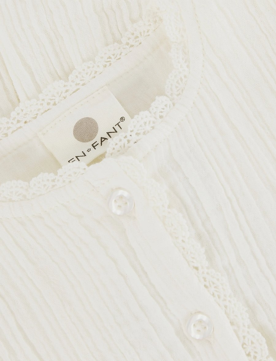 En Fant - Romper Woven - langärmelige bodys - pearled ivory - 2