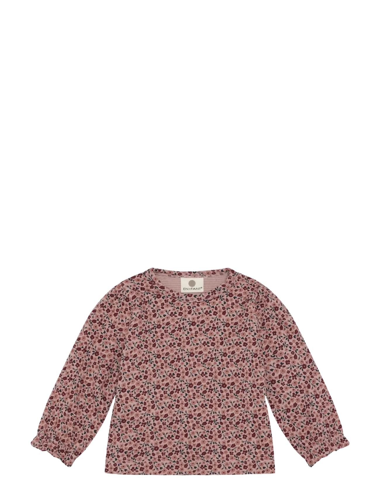 En Fant T-shirt LS - Overdele - ADOBE ROSE / pink/rose