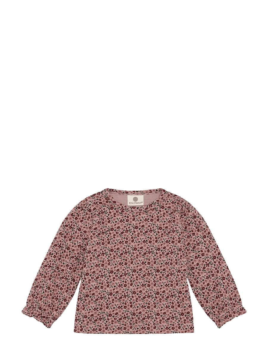 En Fant - T-shirt LS - langärmelig - adobe rose - 0