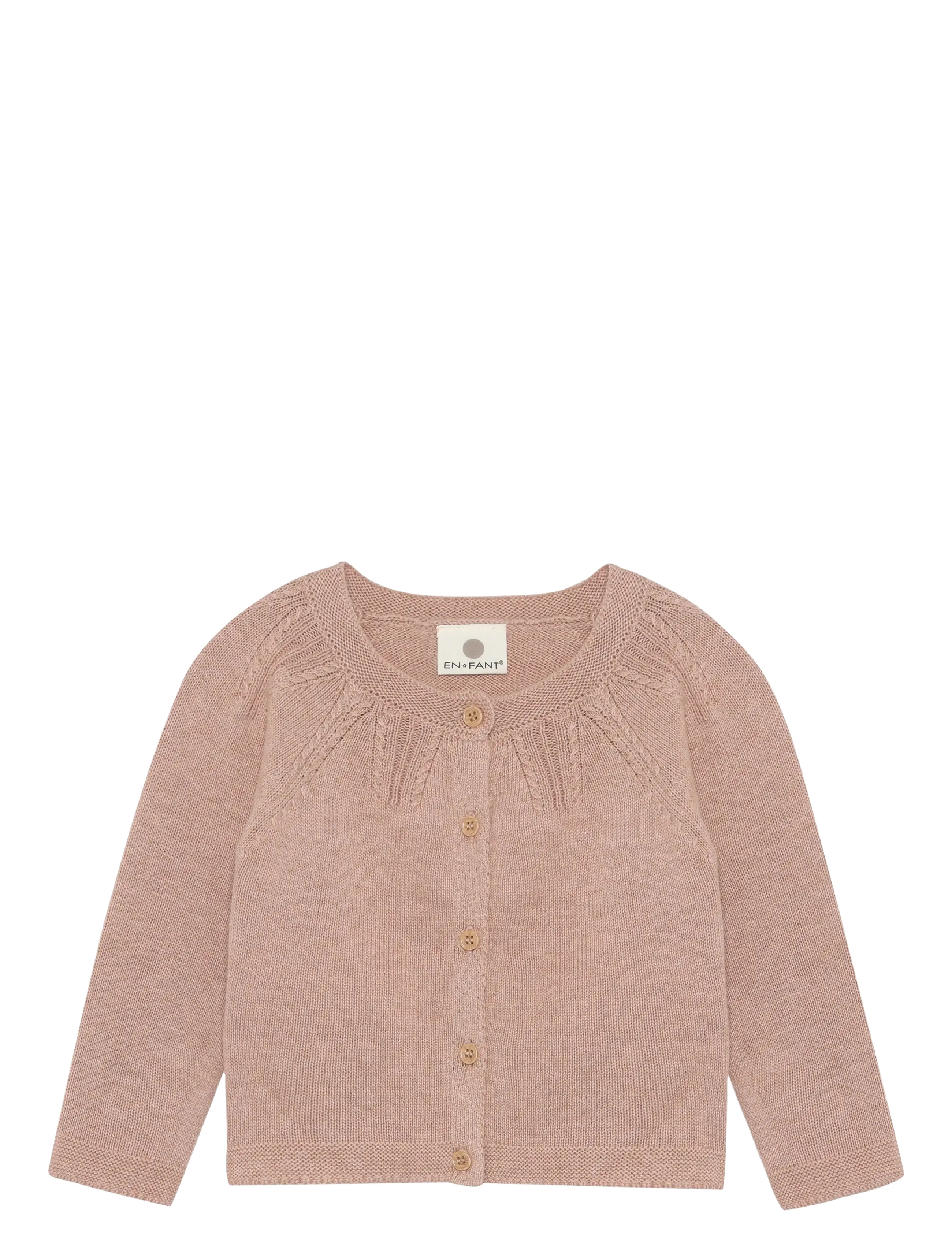 En Fant Cardigan Knit - Vêtements - ADOBE ROSE / pink/rose