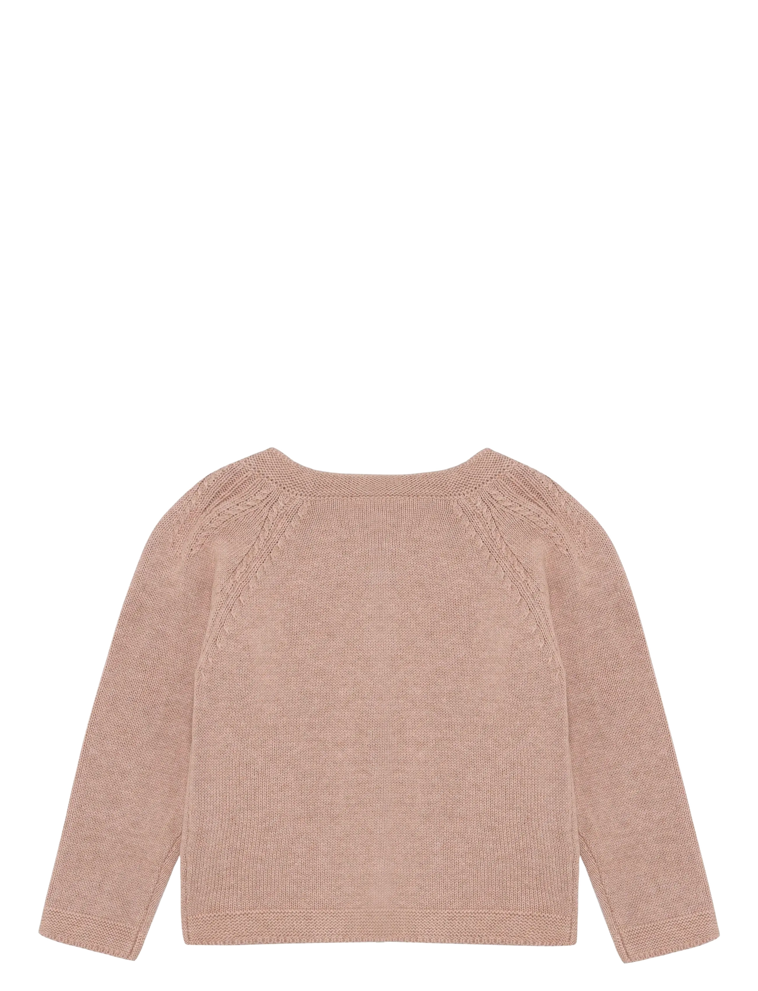 En Fant - Cardigan Knit - cardigans - adobe rose - 1