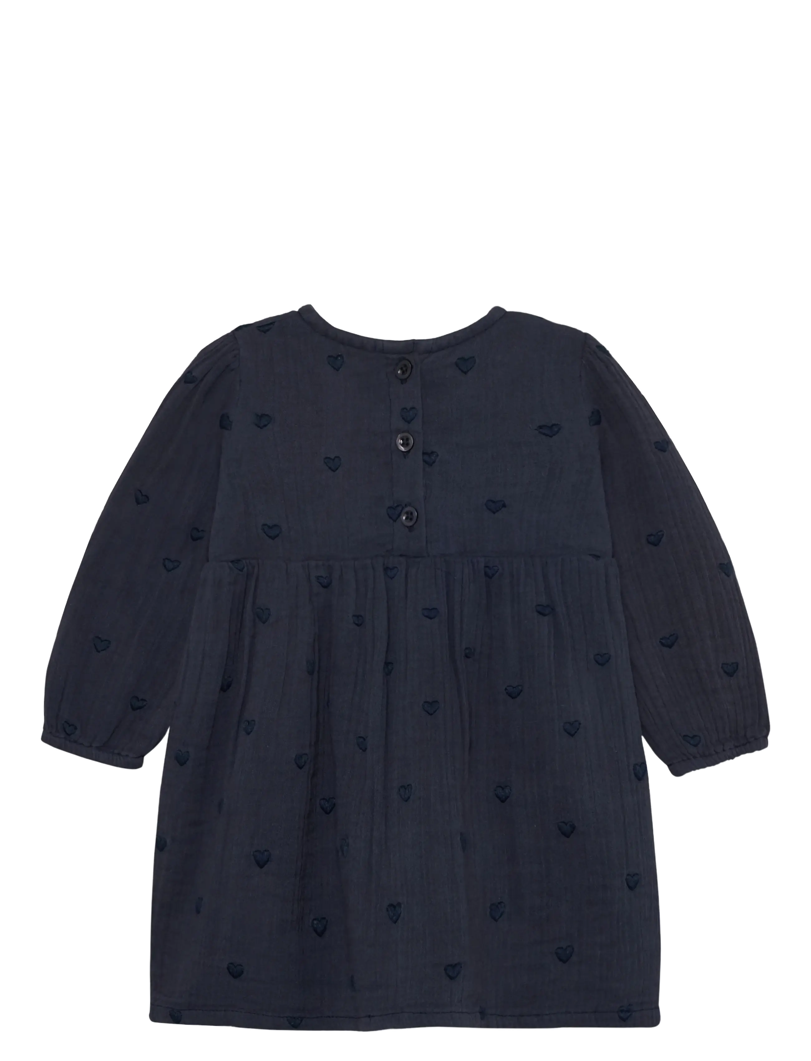En Fant - Dress LS Woven - långärmade babyklänningar - parisian night - 2