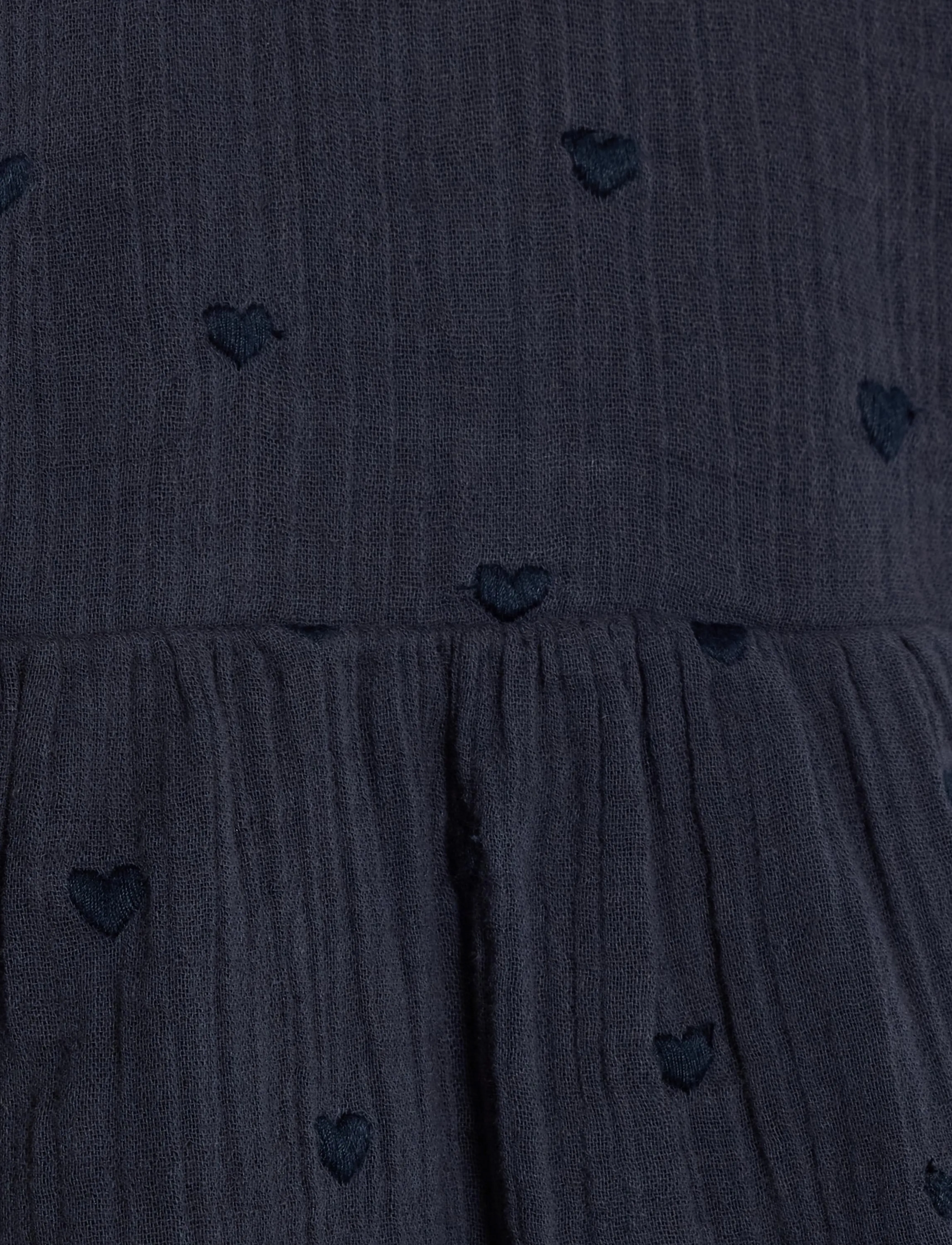 En Fant - Dress LS Woven - långärmade babyklänningar - parisian night - 3
