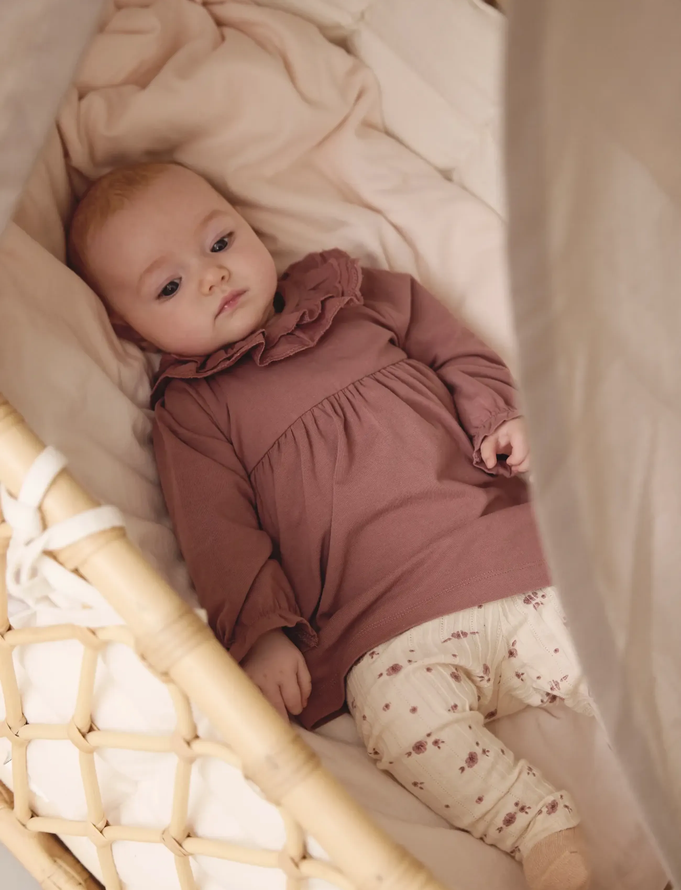 En Fant Leggings, 56, Unterteile, Beige - Kinder