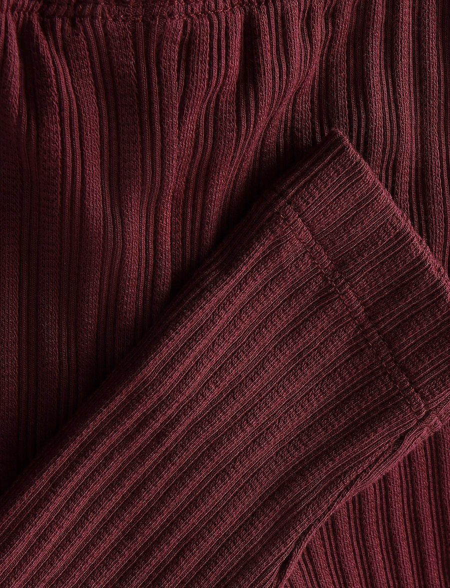 En Fant - Leggings Pointelle - leggings - burgundy - 2
