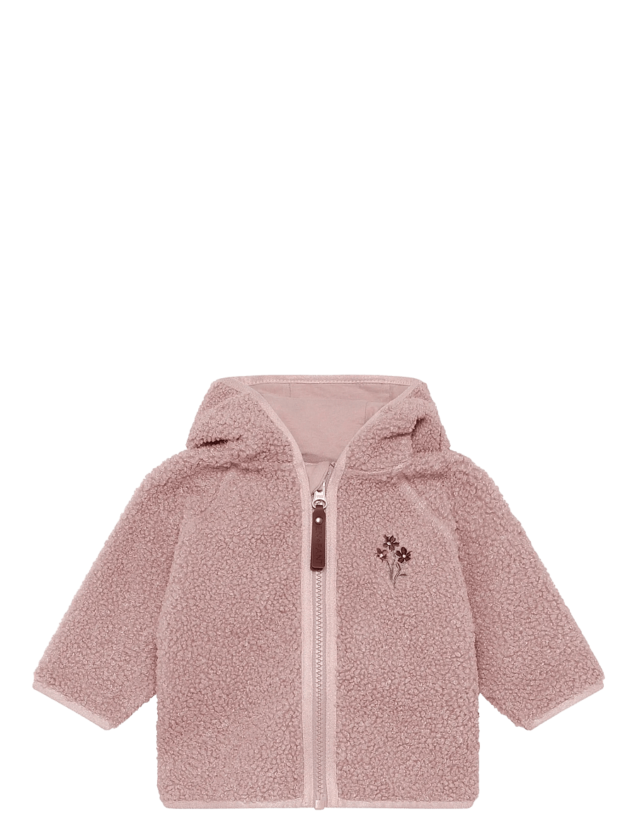 En Fant - Jacket Teddy - fleecejakker - adobe rose - 1