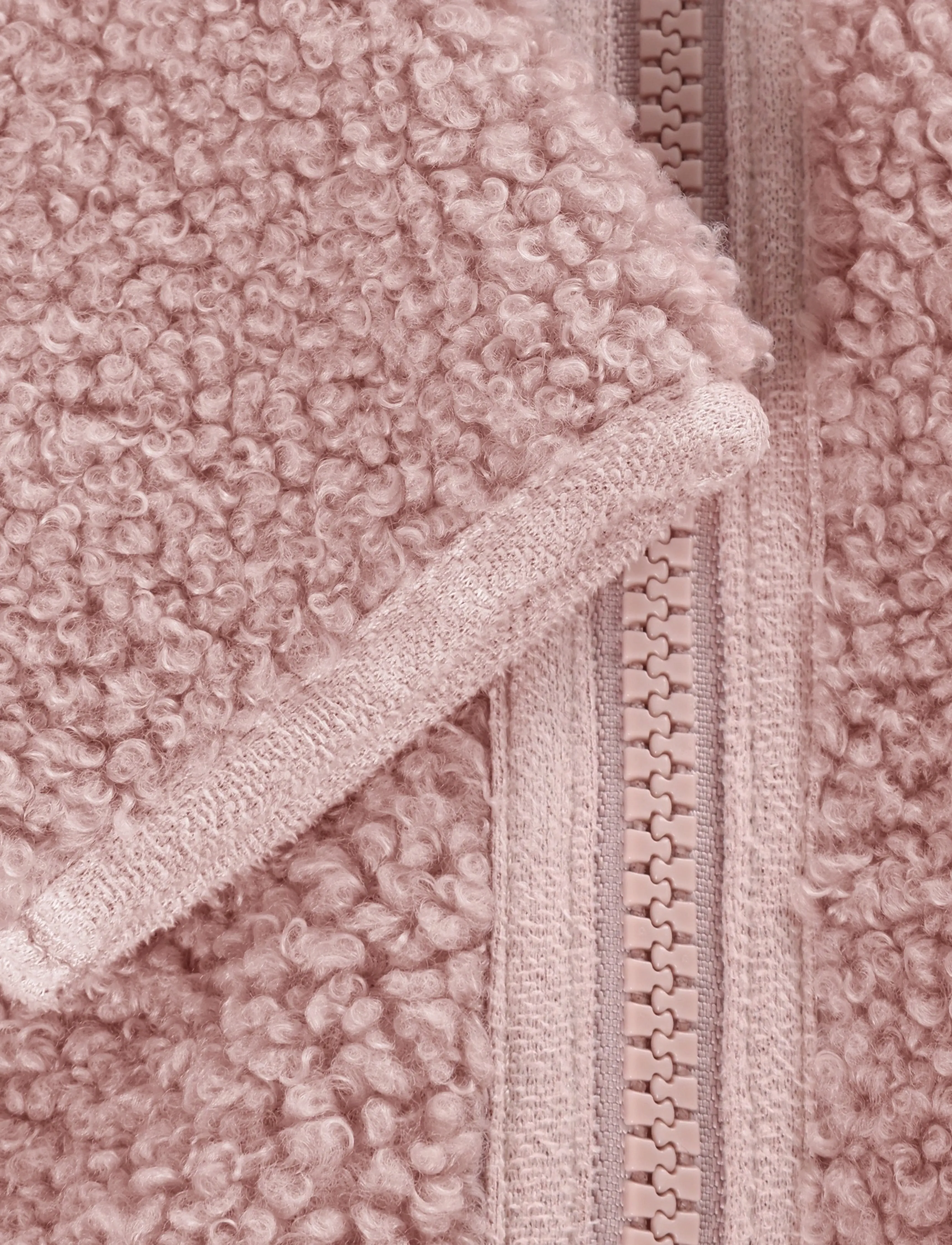 En Fant - Jacket Teddy - fleecejakker - adobe rose - 3