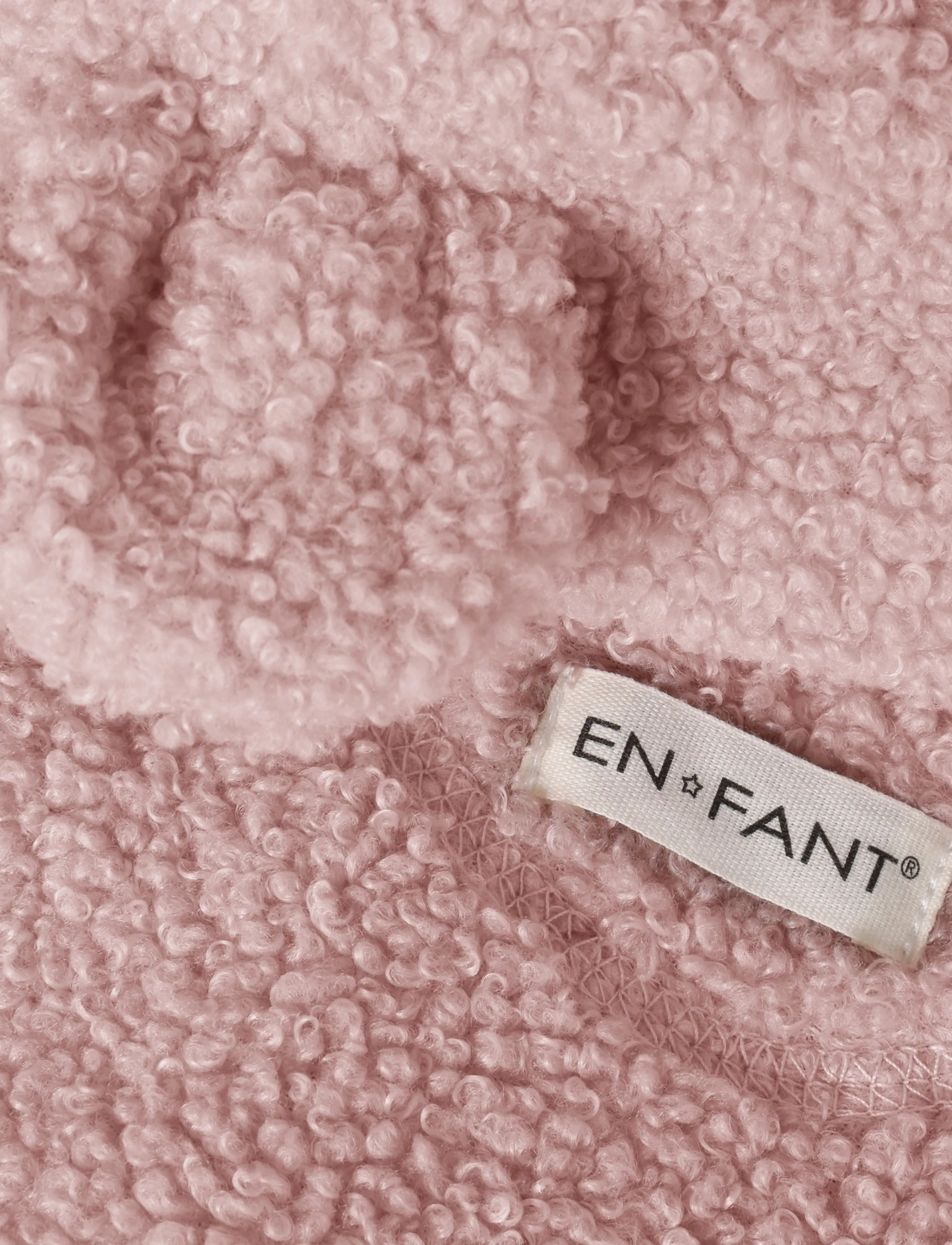 En Fant - Jacket Teddy - fleecejakker - adobe rose - 4