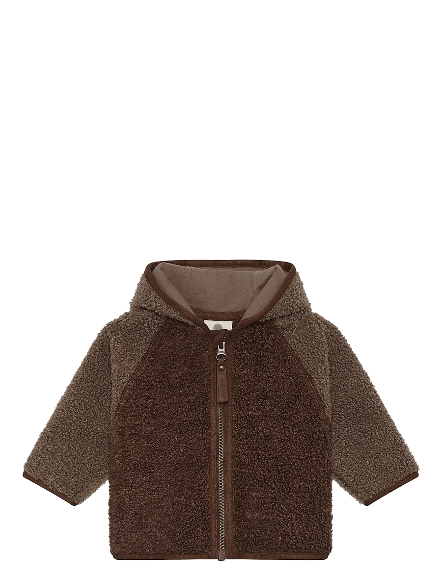 En Fant - Jacket Teddy - fleecejakker - chestnut - 0