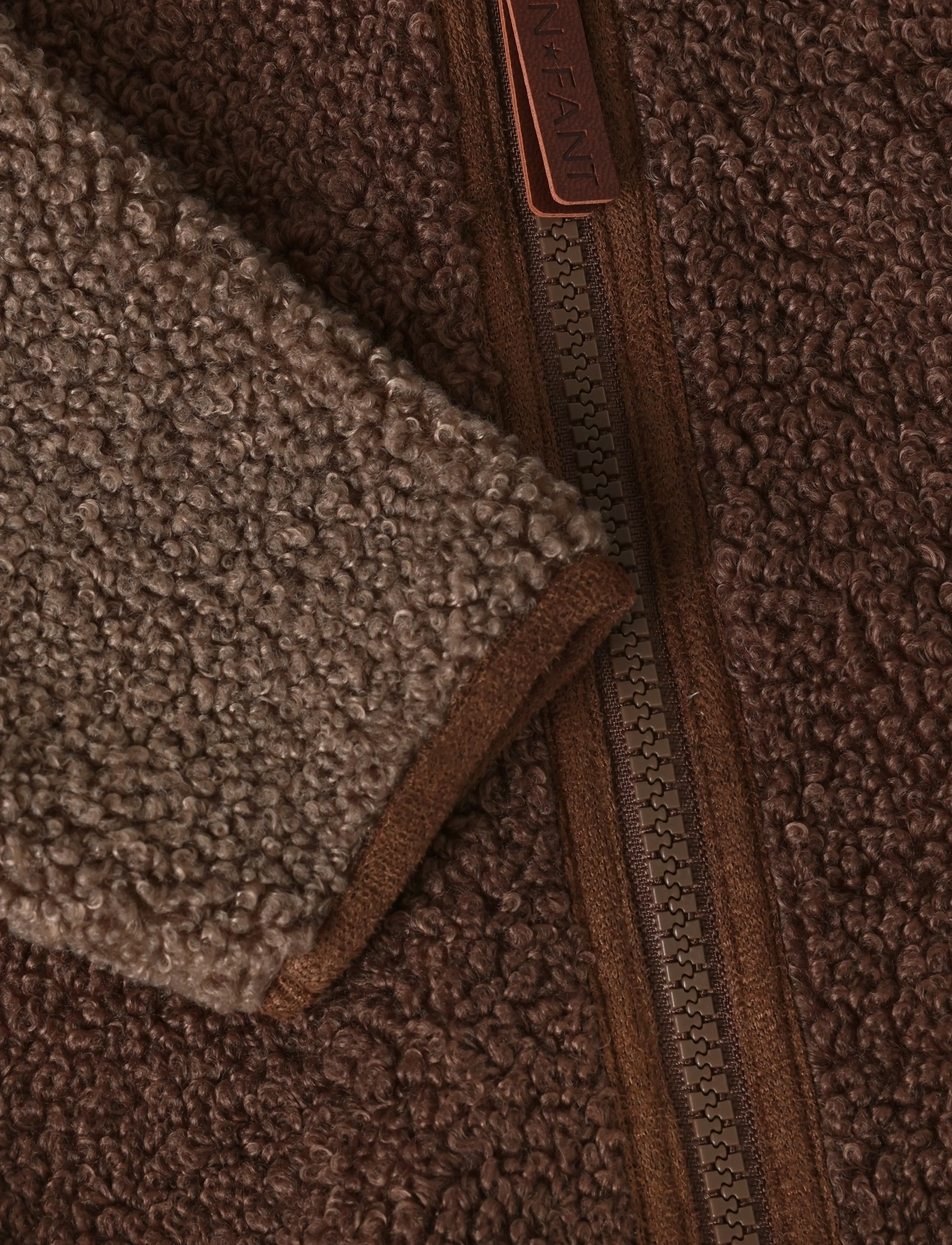 En Fant - Jacket Teddy - fleecejakker - chestnut - 2