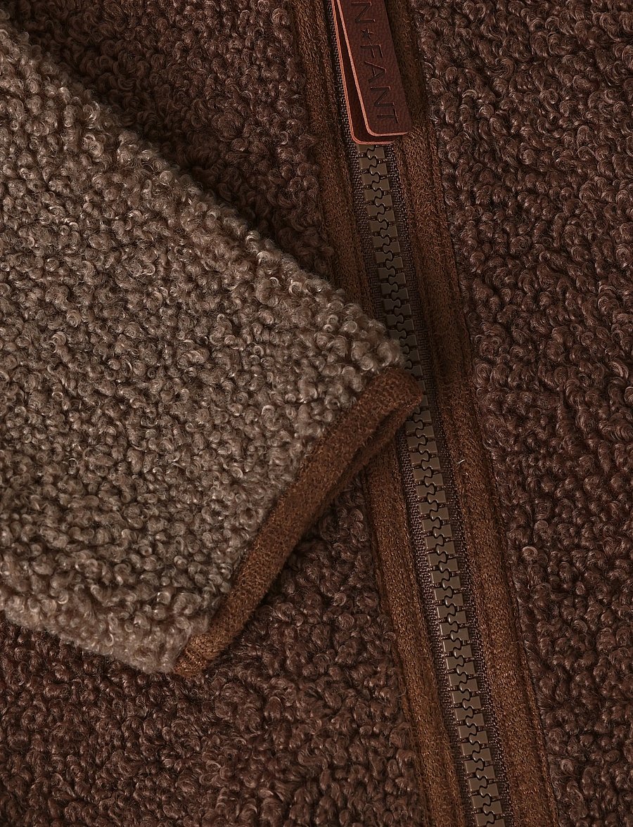 En Fant - Jacket Teddy - fleecejakker - chestnut - 2