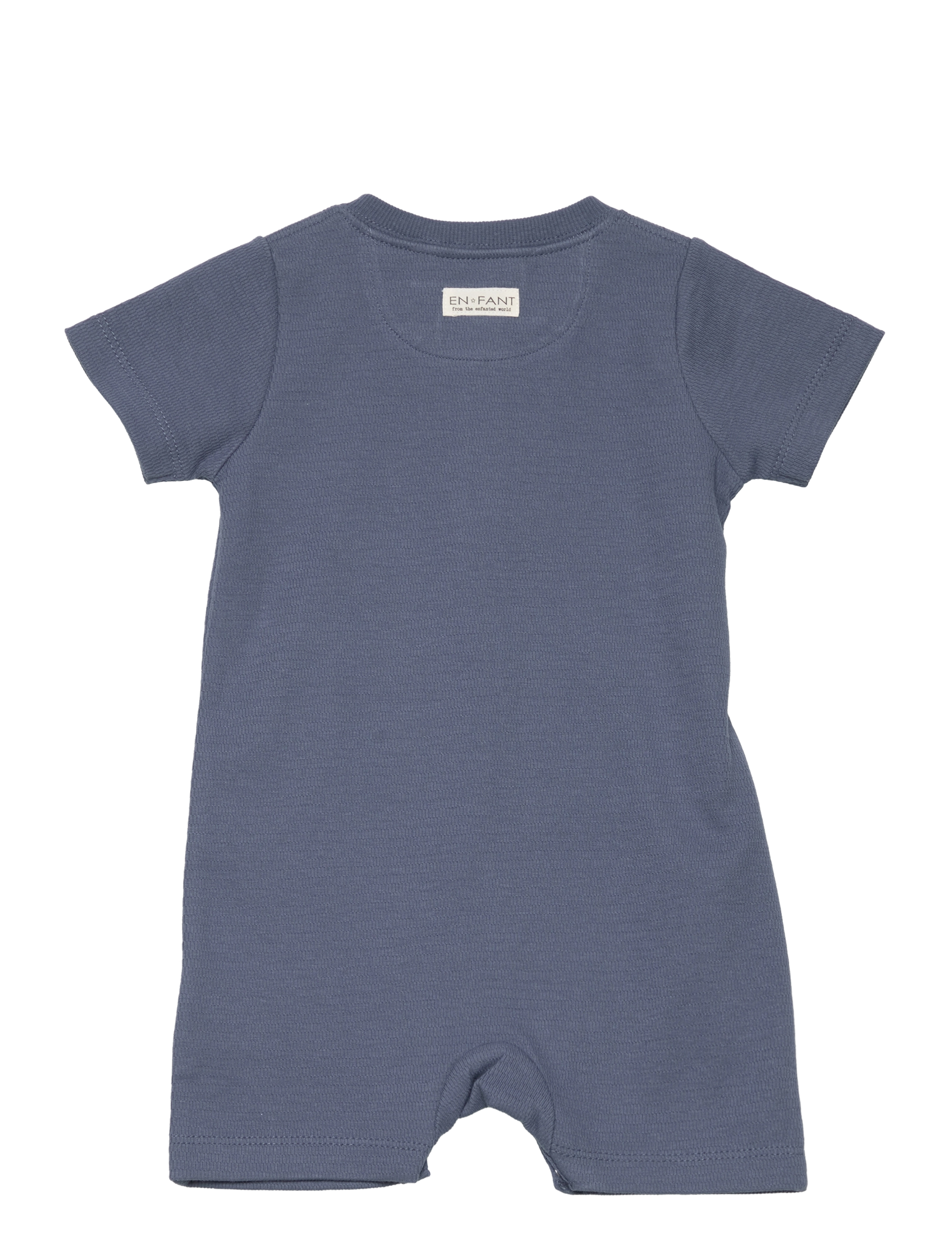 En Fant - Playsuit SS Jacquard - bering sea - 1