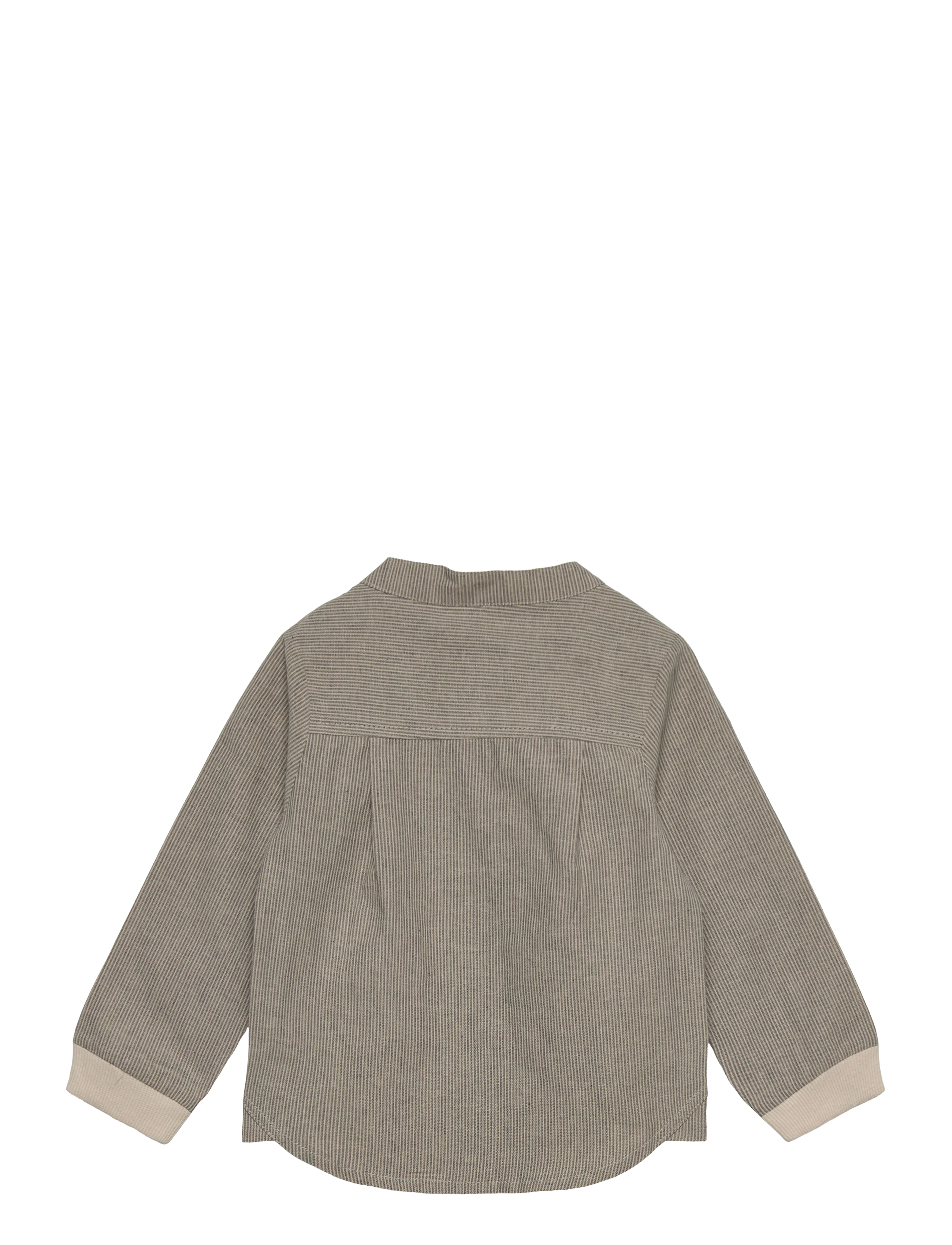 En Fant - Shirt LS Woven Stripe - india ink - 1