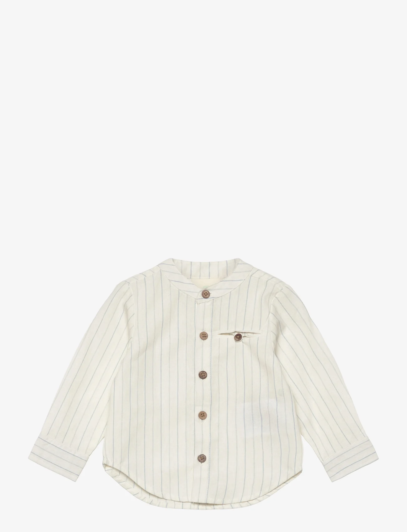 En Fant - Shirt SS Woven - long-sleeved shirts - eggnog - 0